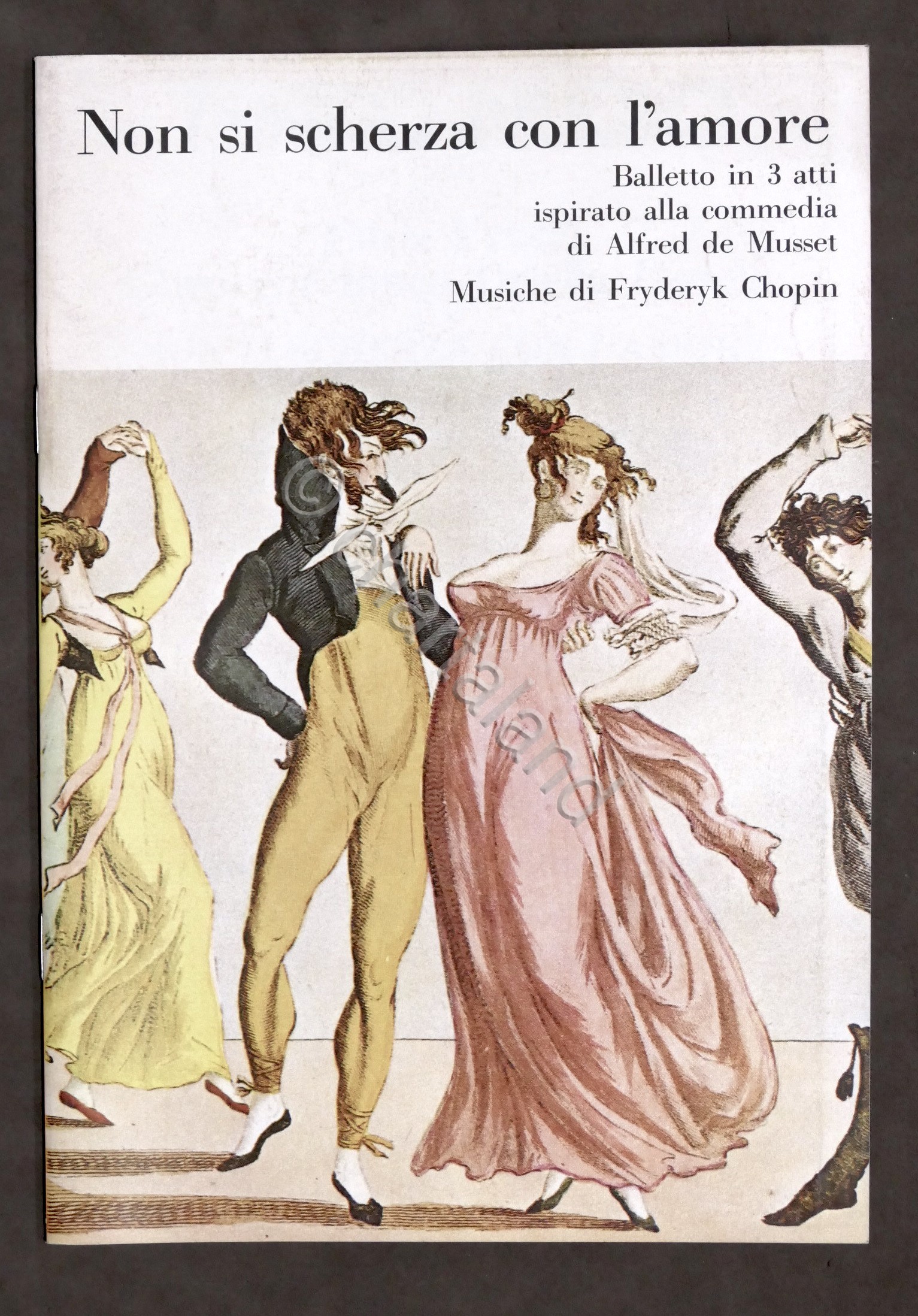 Brochure Non si scherza con l'amore - Balletto in 3 …