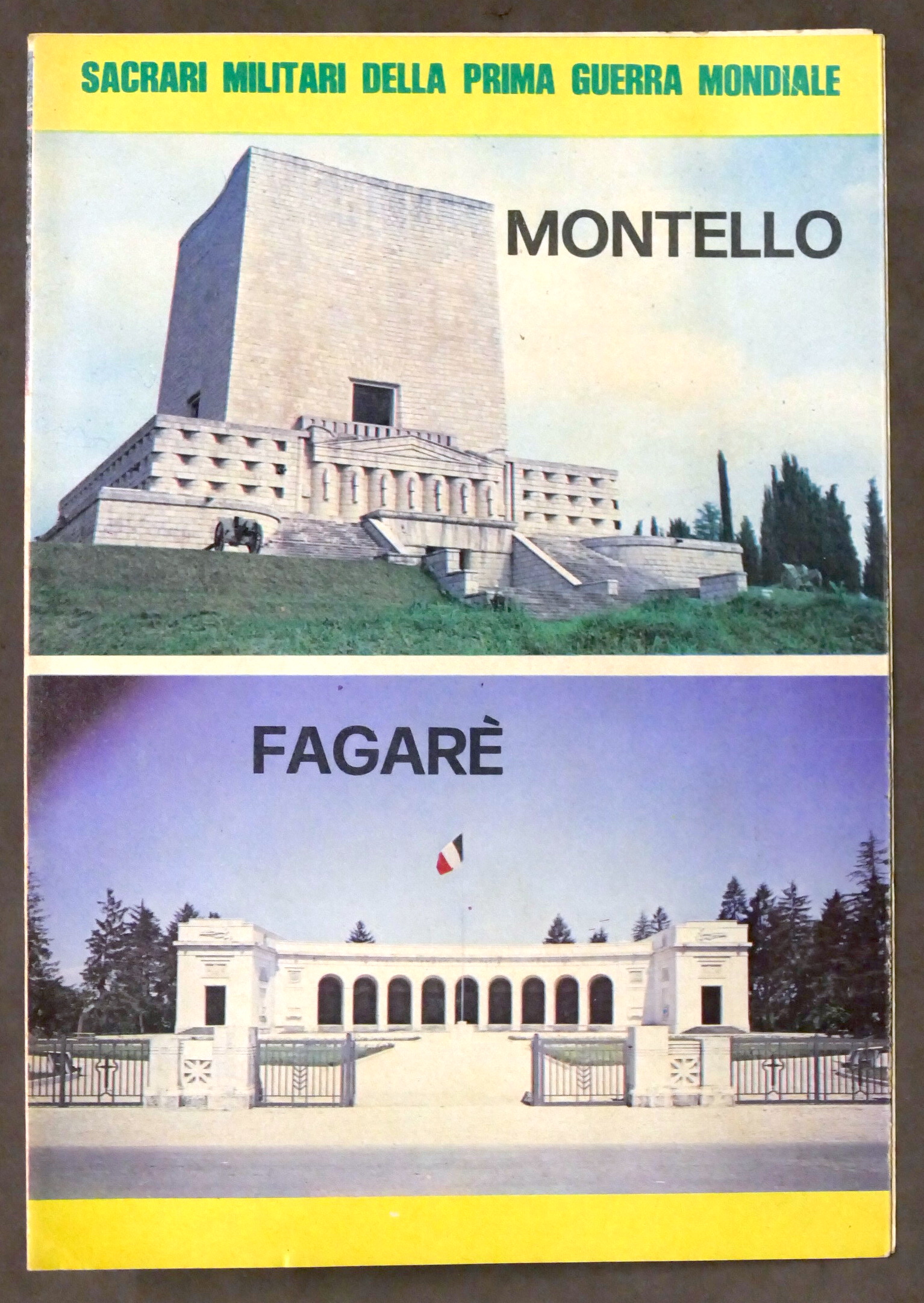 Brochure Sacrari Militari della Prima Guerra Mondiale - Montello - …