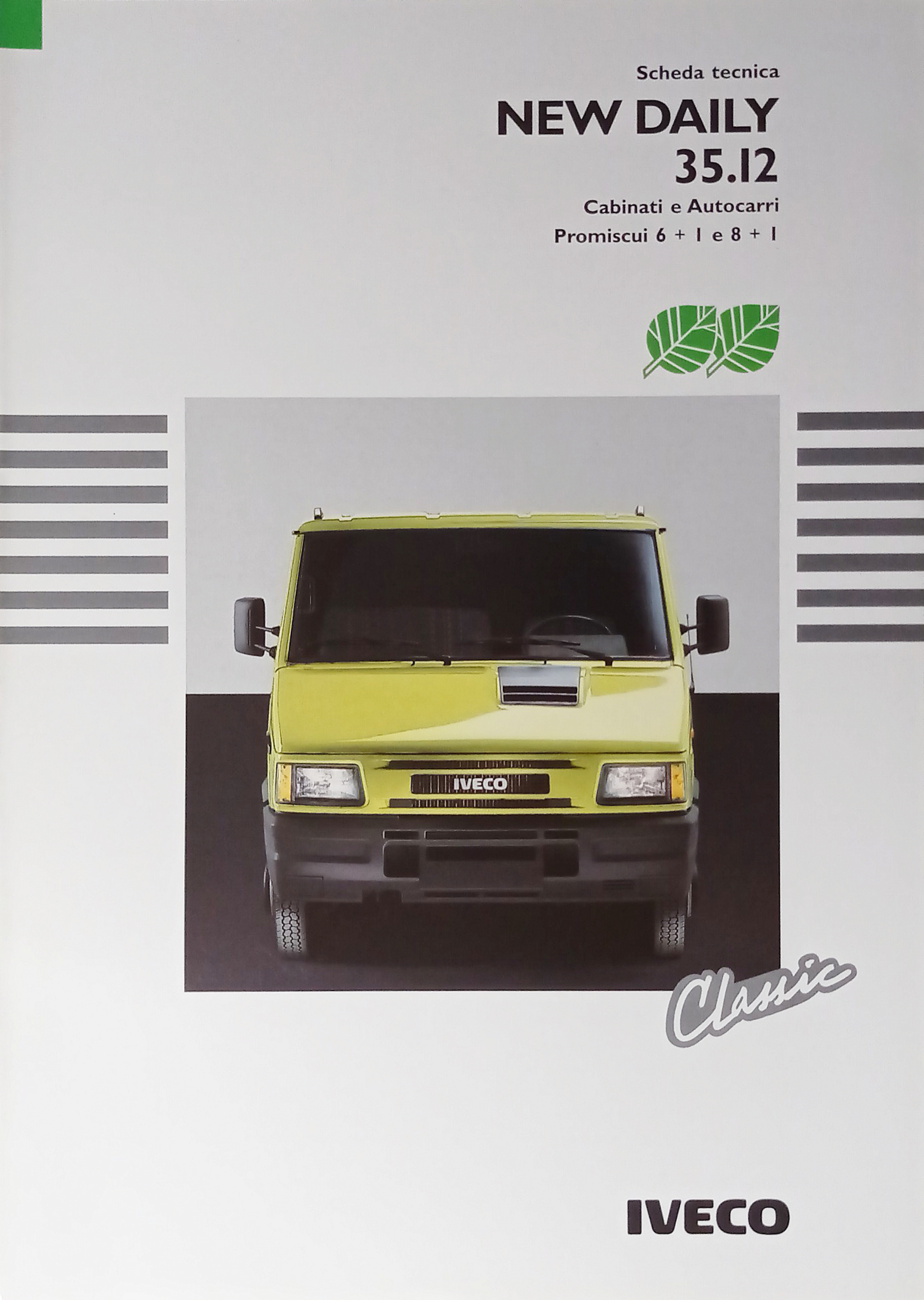 Brochure Scheda Tecnica Iveco - New Daily 35.12 Cabinati e …