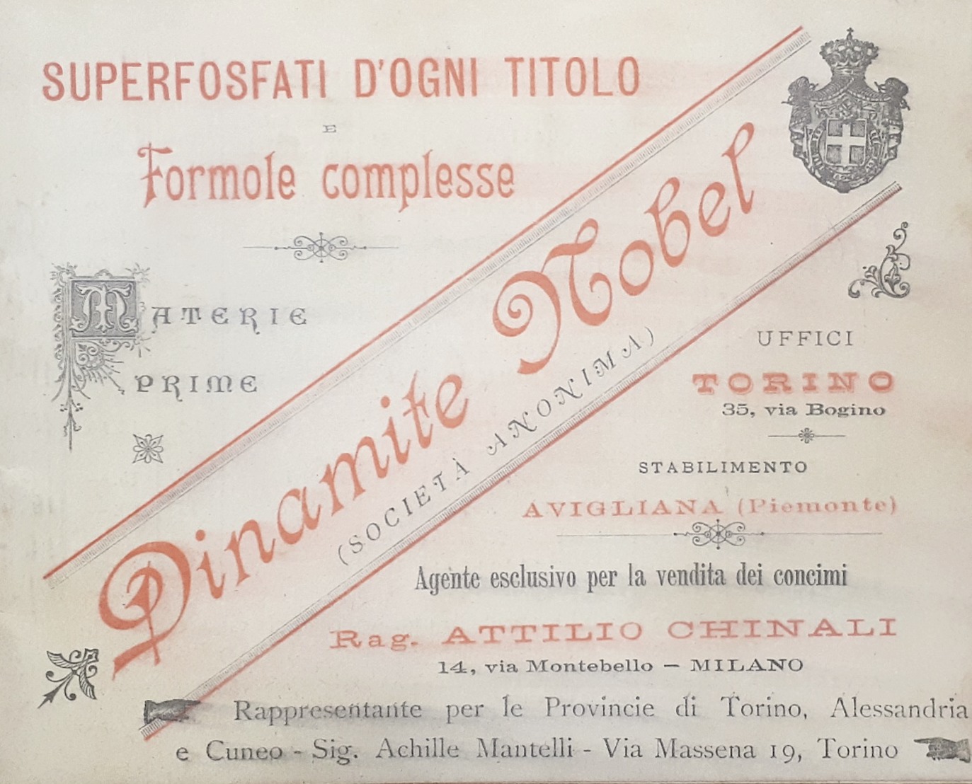 Brochure Società Dinamite Nobel - Superfosfati e Formule complesse - …