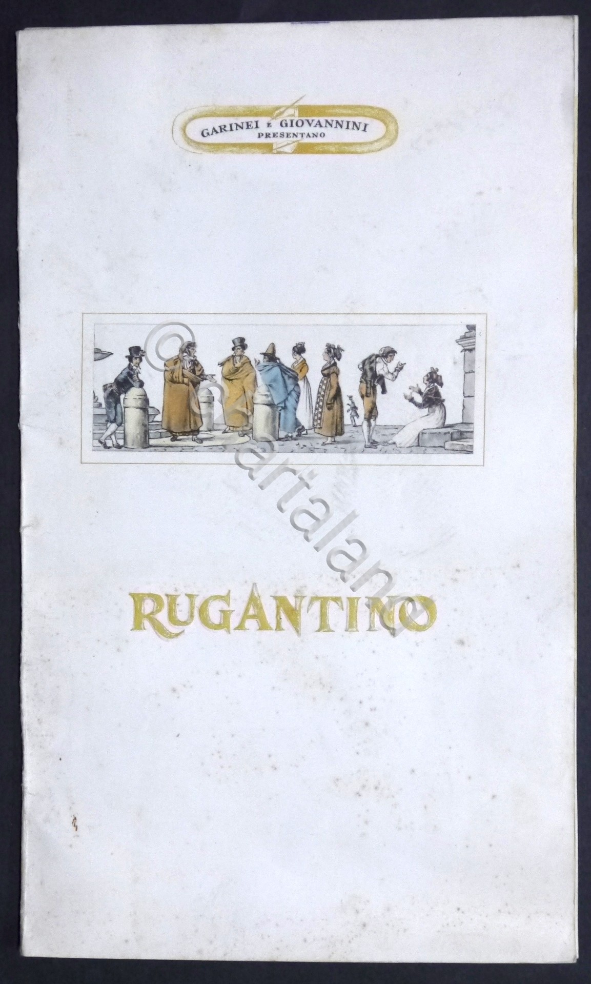 Brochure Teatro - Rugantino con Nino Manfredi e Ornella Vanoni …