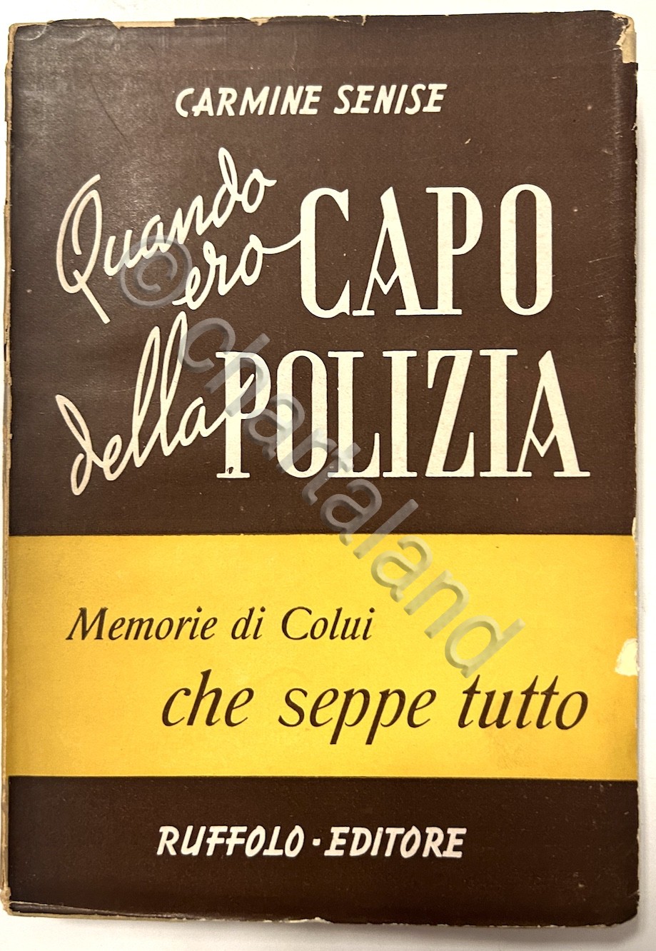 C. Senise - Quando ero Capo della Polizia - ed. …