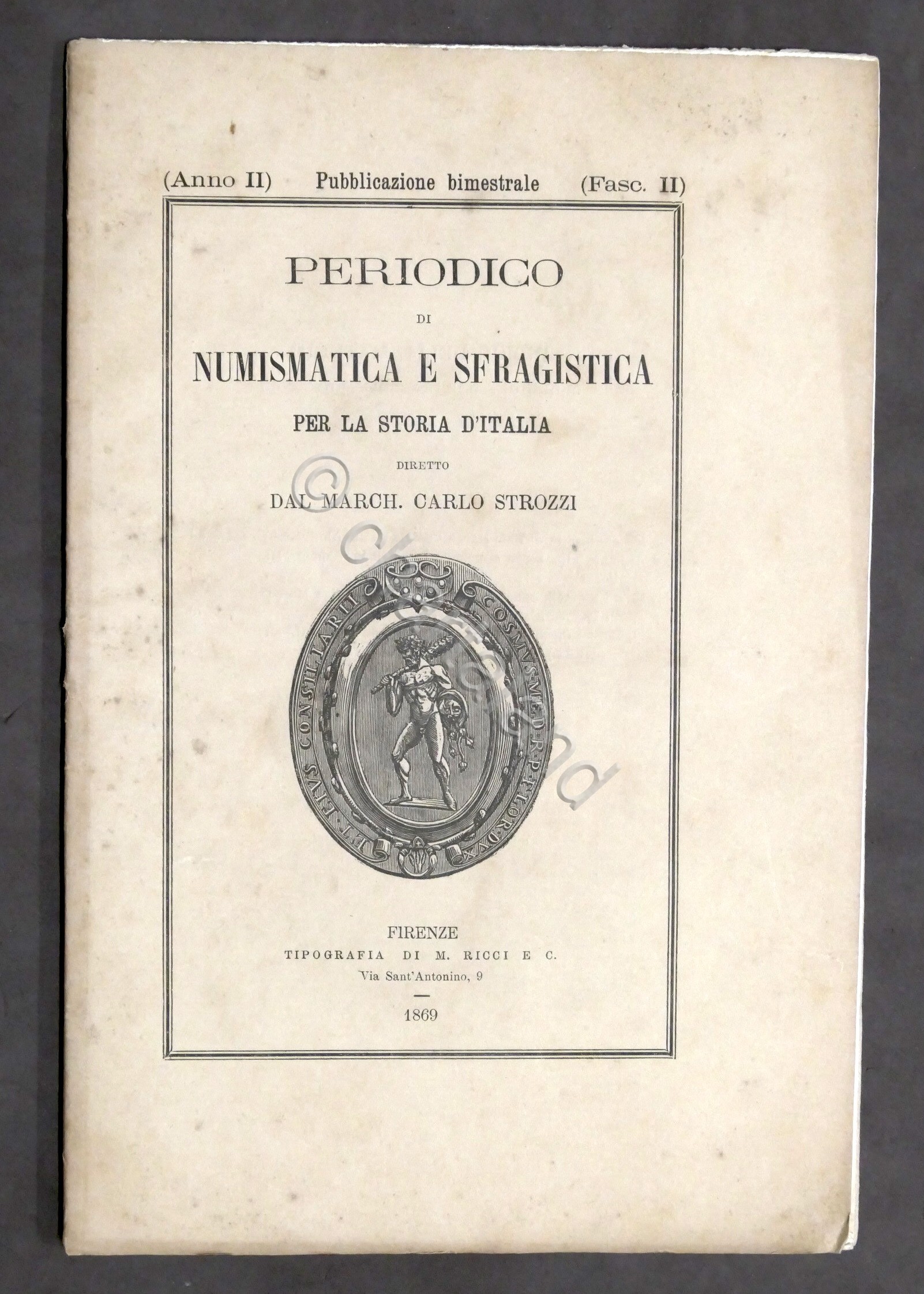 C. Strozzi - Periodico di Numismatica e Sfragistica - Anno …