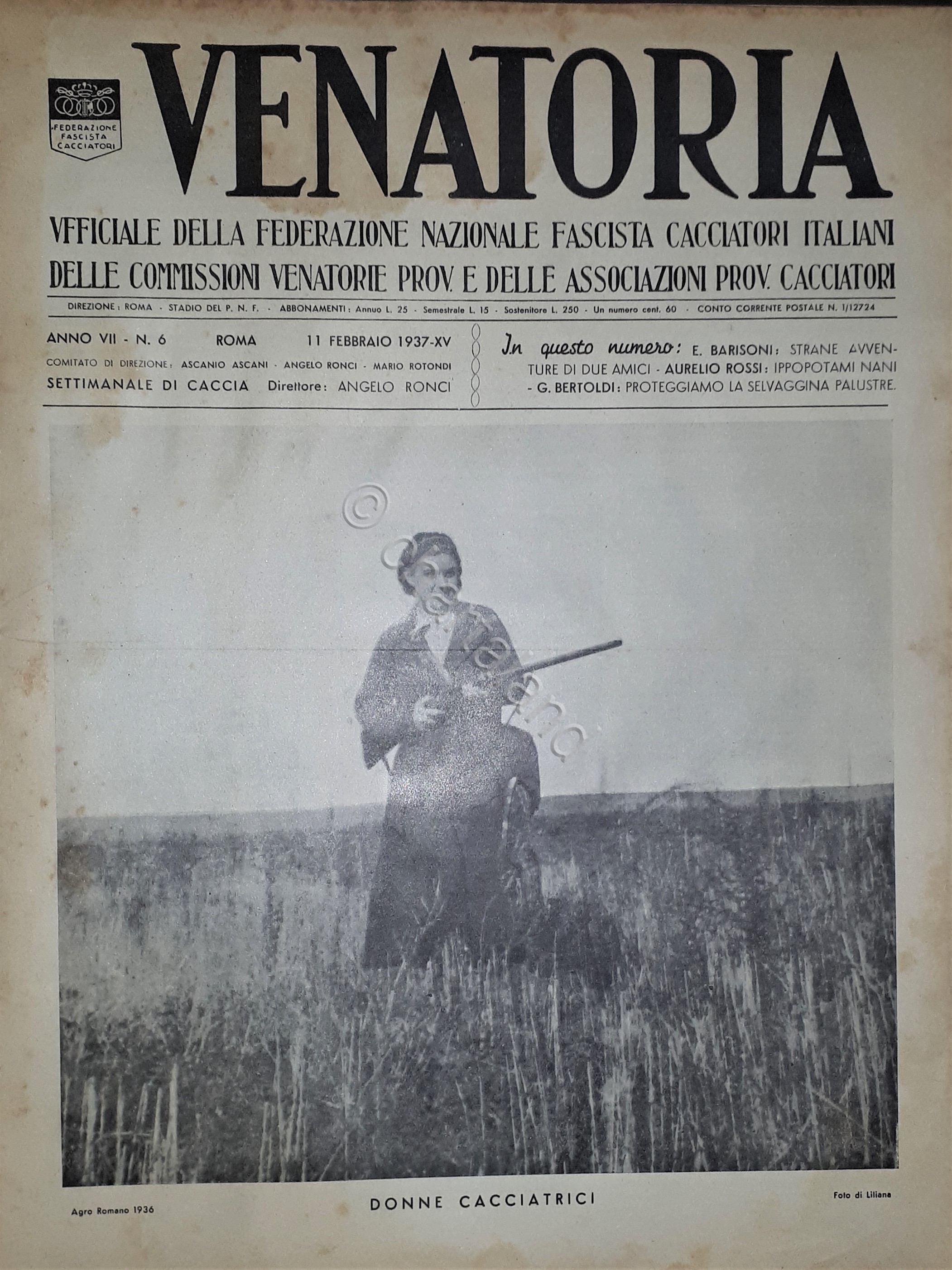 Caccia Rivista - Venatoria N. 6 - Donne Cacciatrice - …