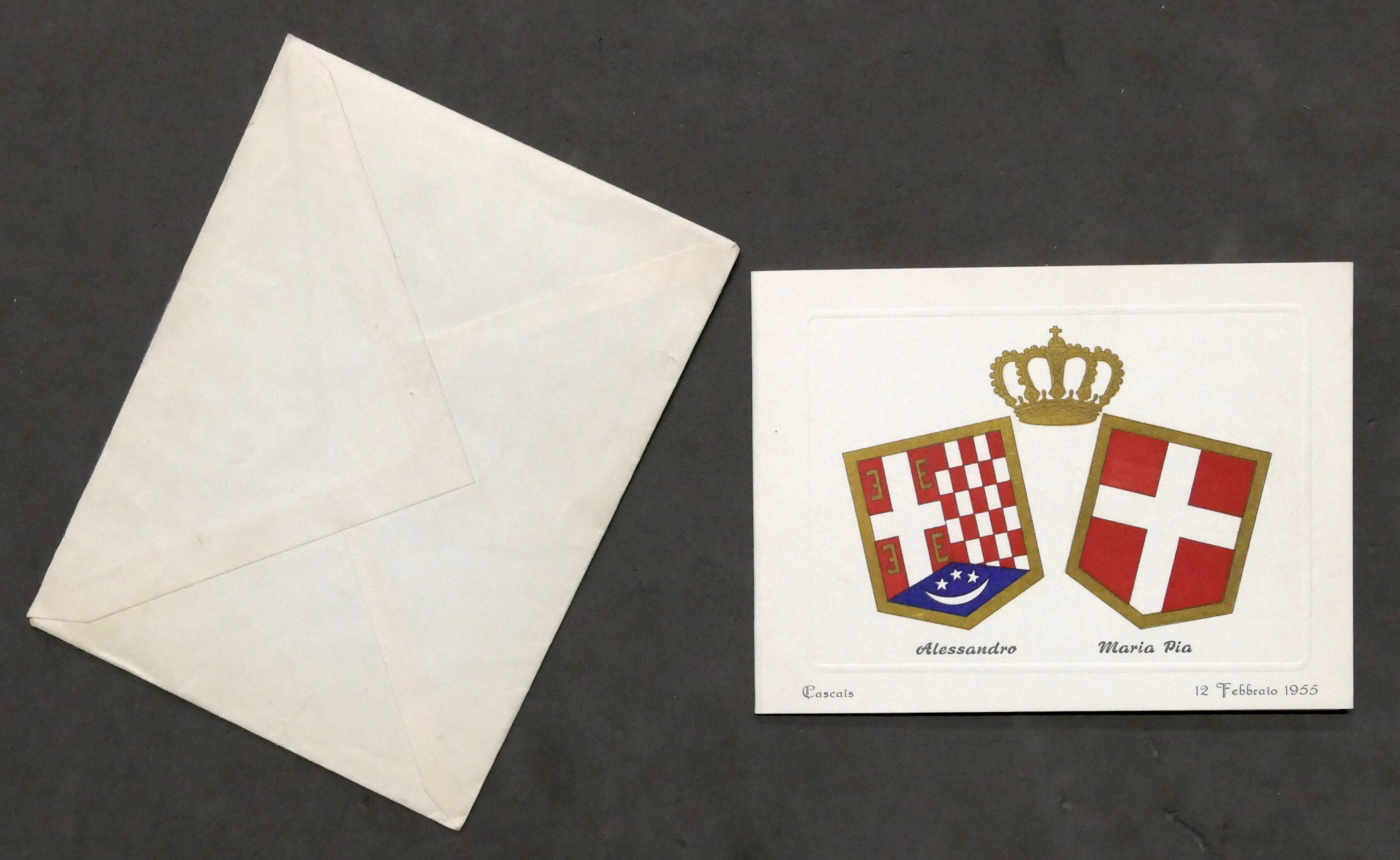 Calendario 1955 - Matrimonio Maria Pia di Savoia con il …