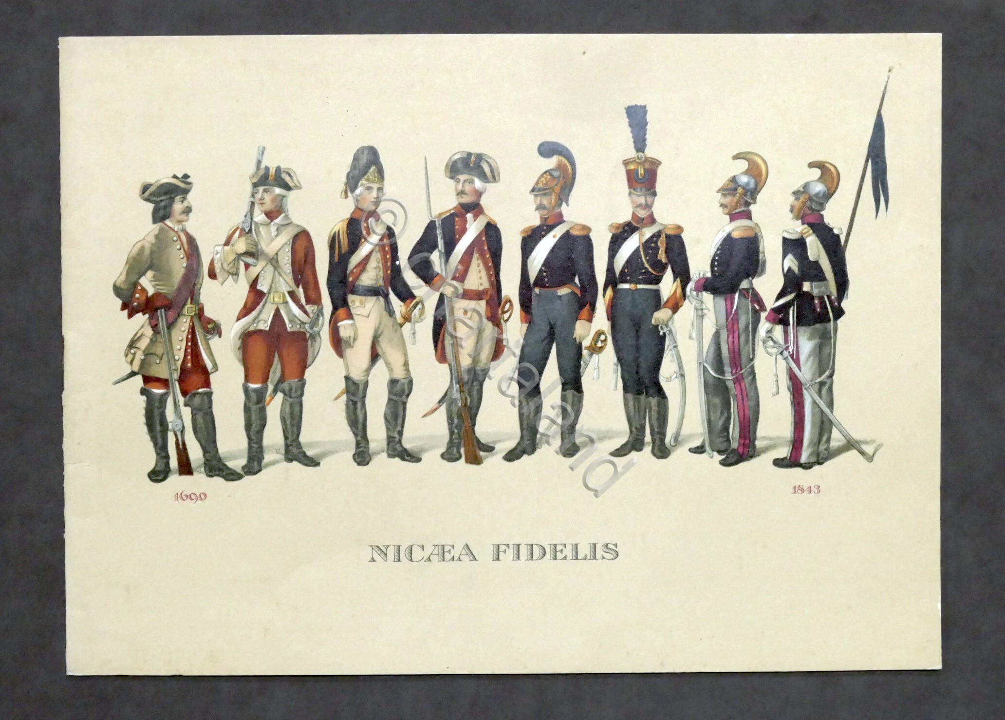 Calendario Nizza Cavalleria - anno 1932