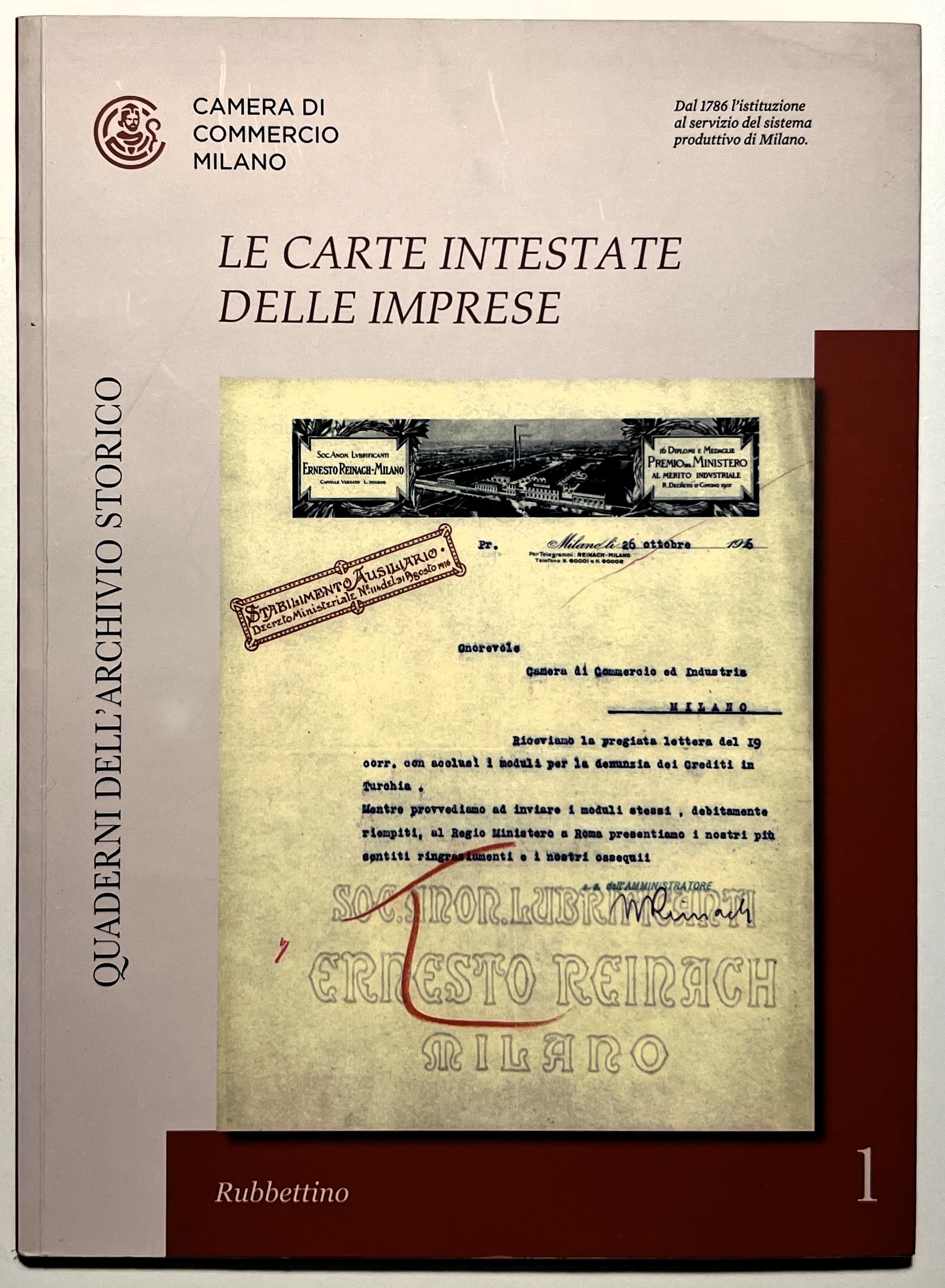 Camera di Commercio, Milano - G. Paletta - Le carte …