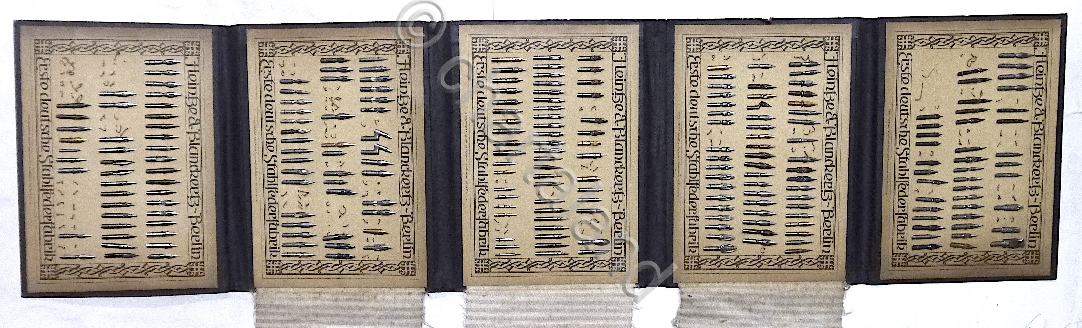 Campionario pennini per stilografiche Heintze & Blanckertz - Berlino - …