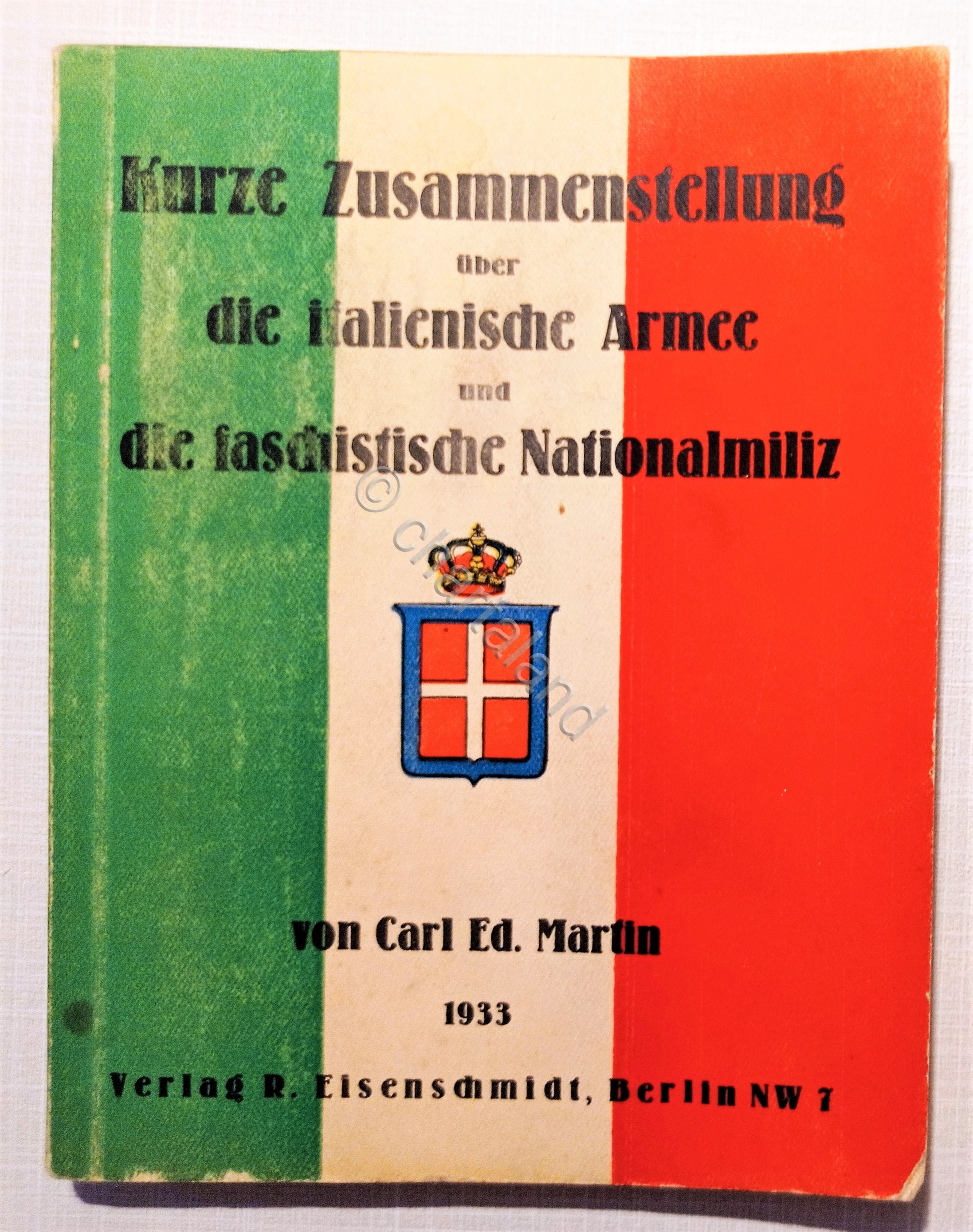 Carl Ed. Martin - Kurze Zusammenstellung - ed. 1933