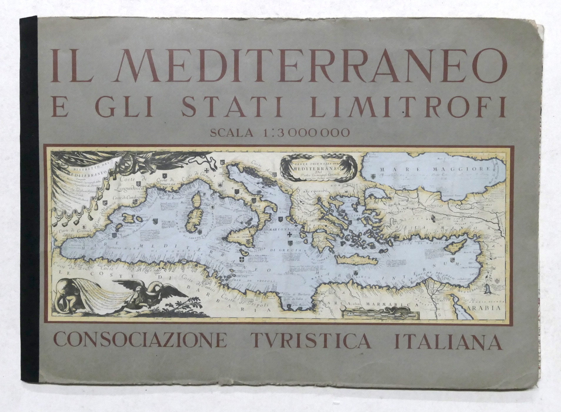 Carta Geografica - Il Mediterraneo e gli stati limitrofi - …