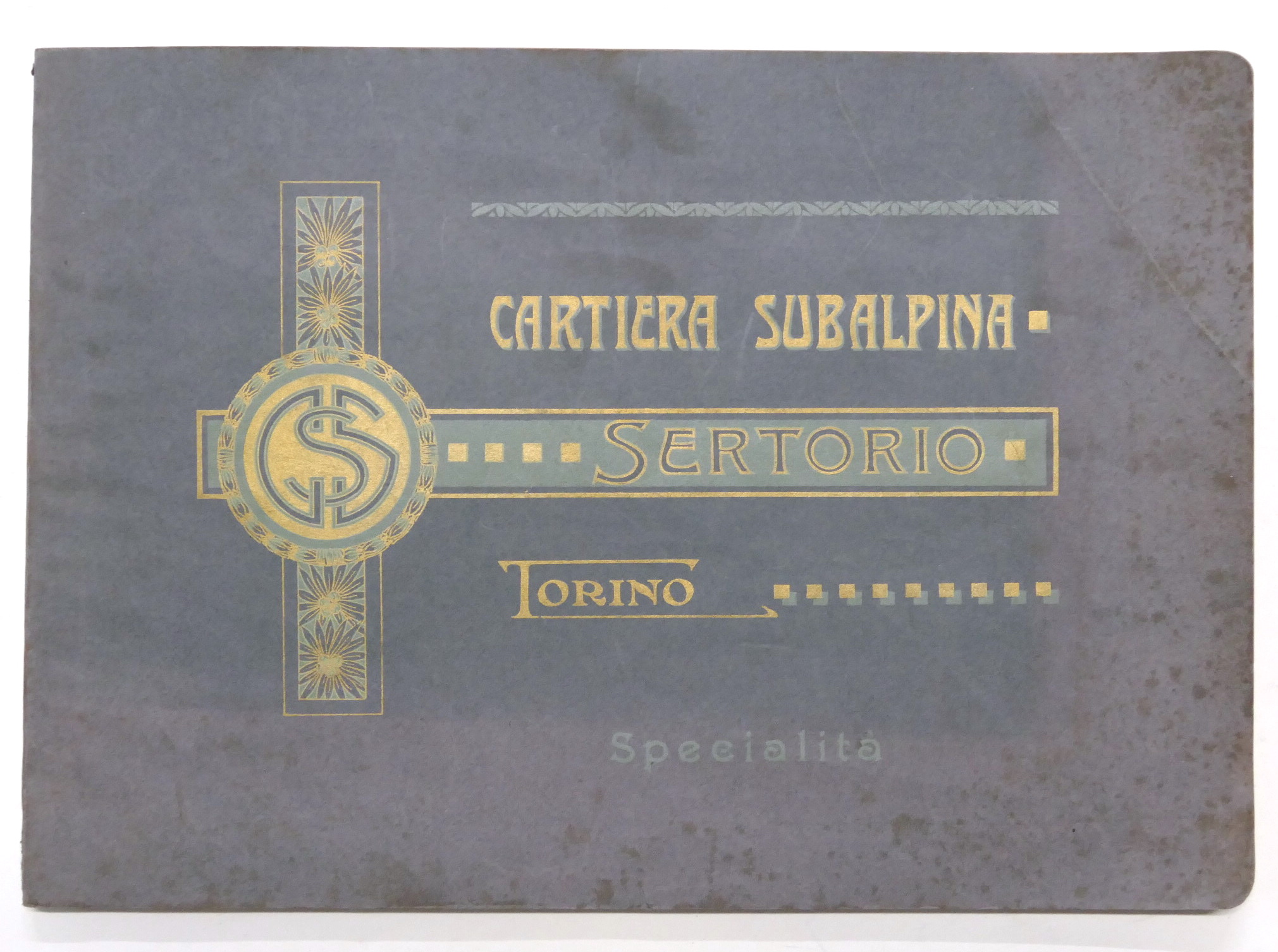 Cartiera Subalpina Sertorio - Torino - Catalogo Specialità - 1925 …