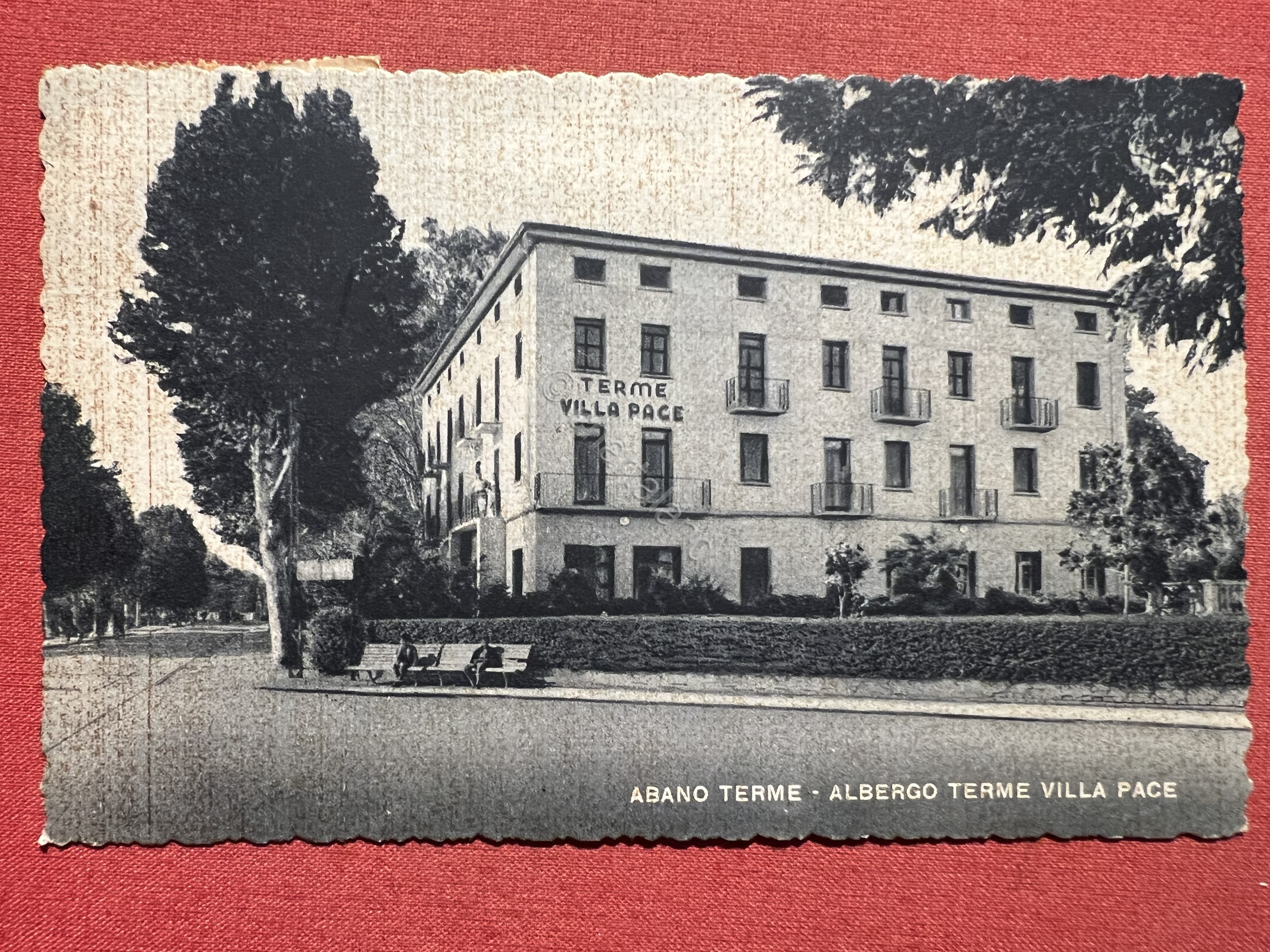 Cartolina - Abano Terme ( Padova ) - Albergo Terme …