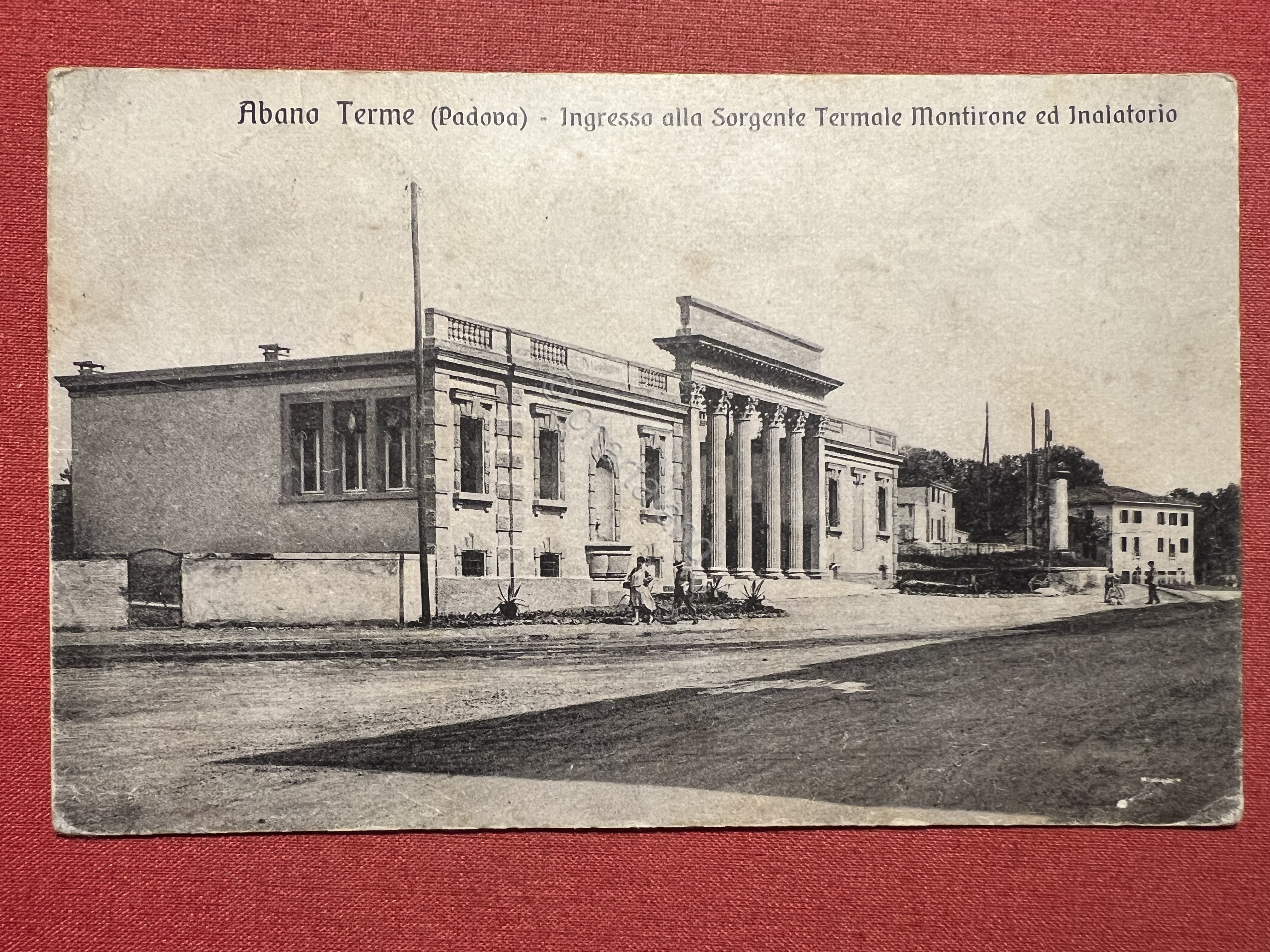 Cartolina - Abano Terme ( Padova ) - Ingresso alla …