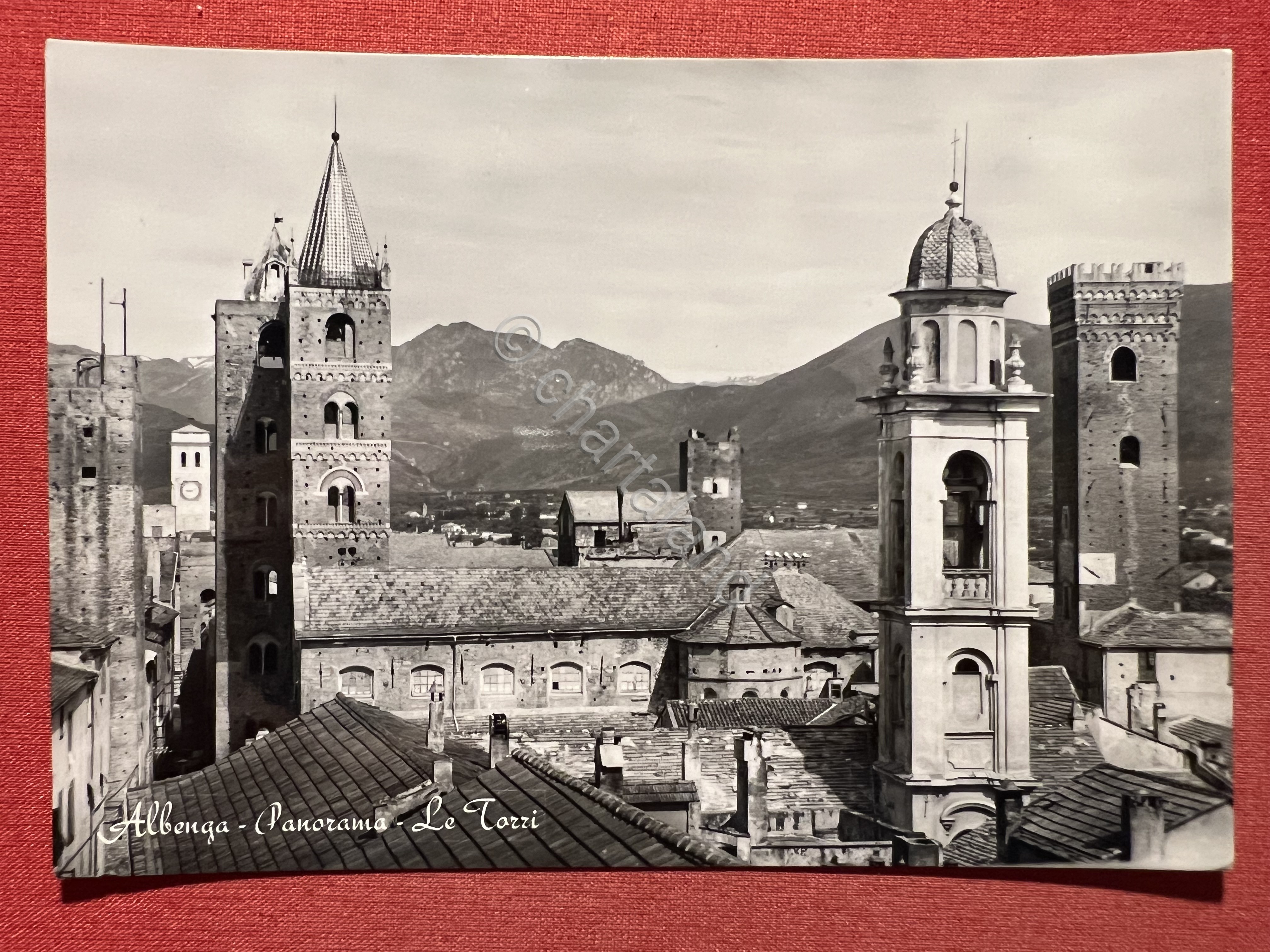 Cartolina - Albenga ( Savona ) - Panorama - La …