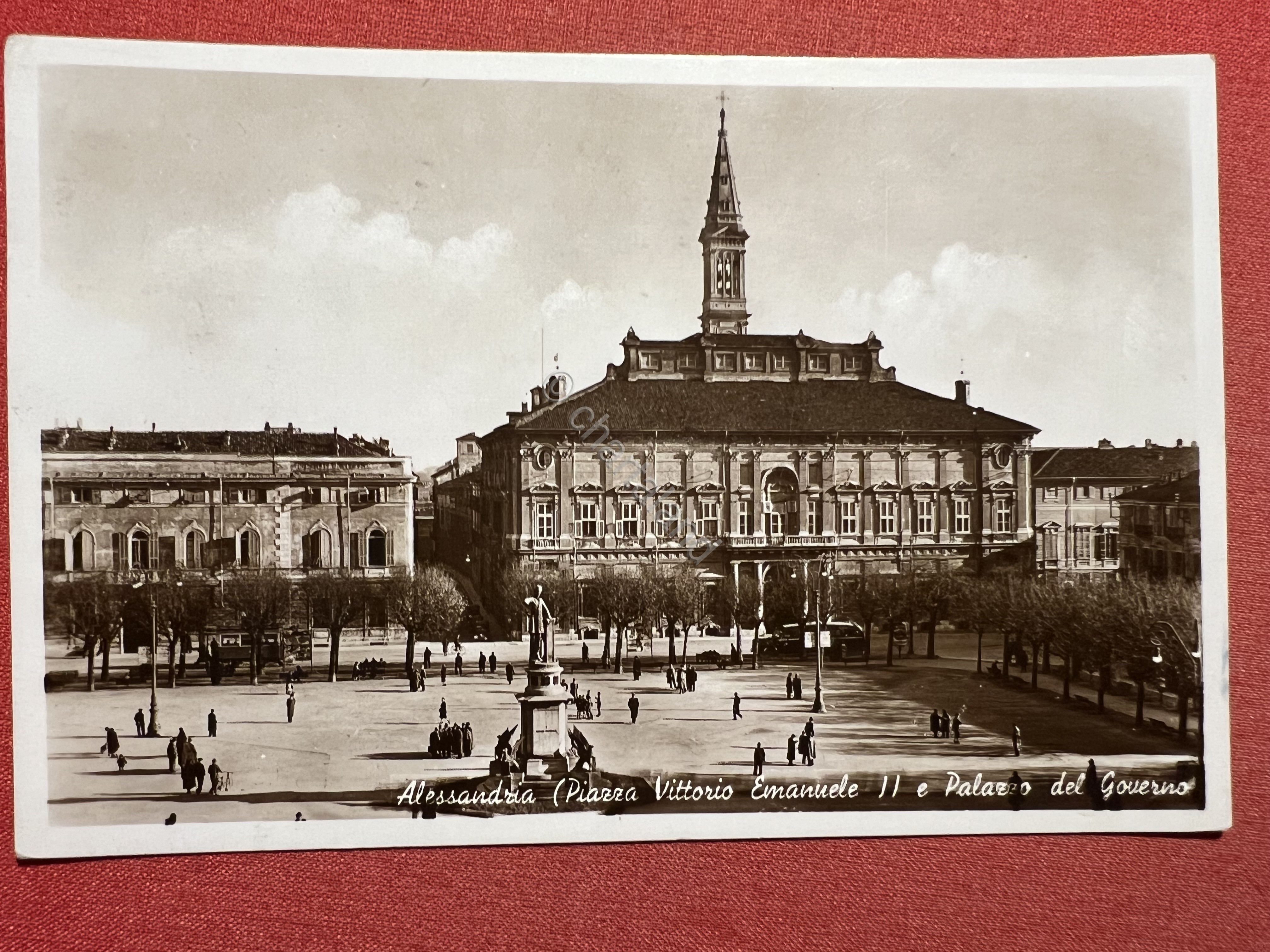 Cartolina - Alessandria - Piazza Vittorio Emanuele e Palazzo del …