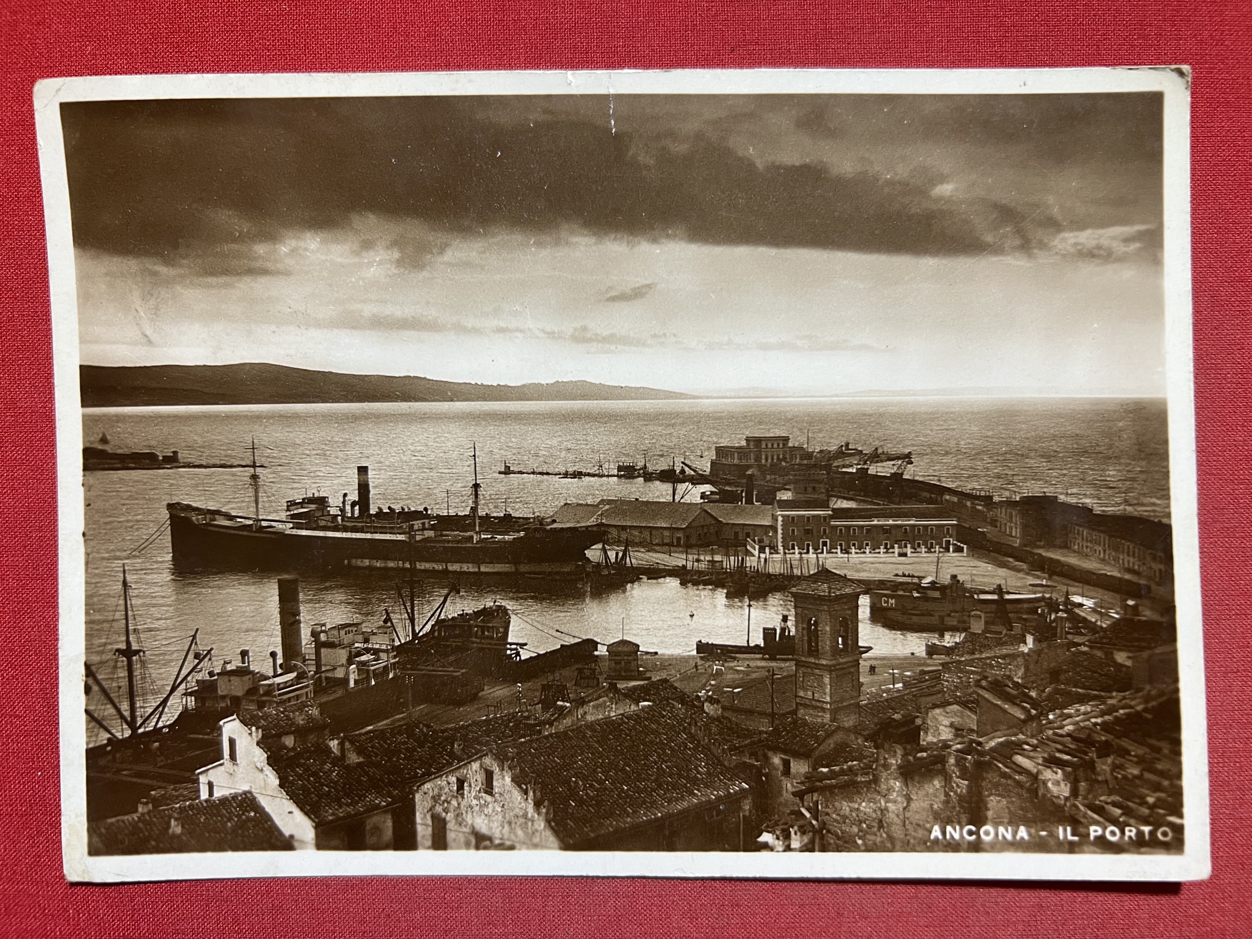 Cartolina - Ancona - Il Porto - 1939