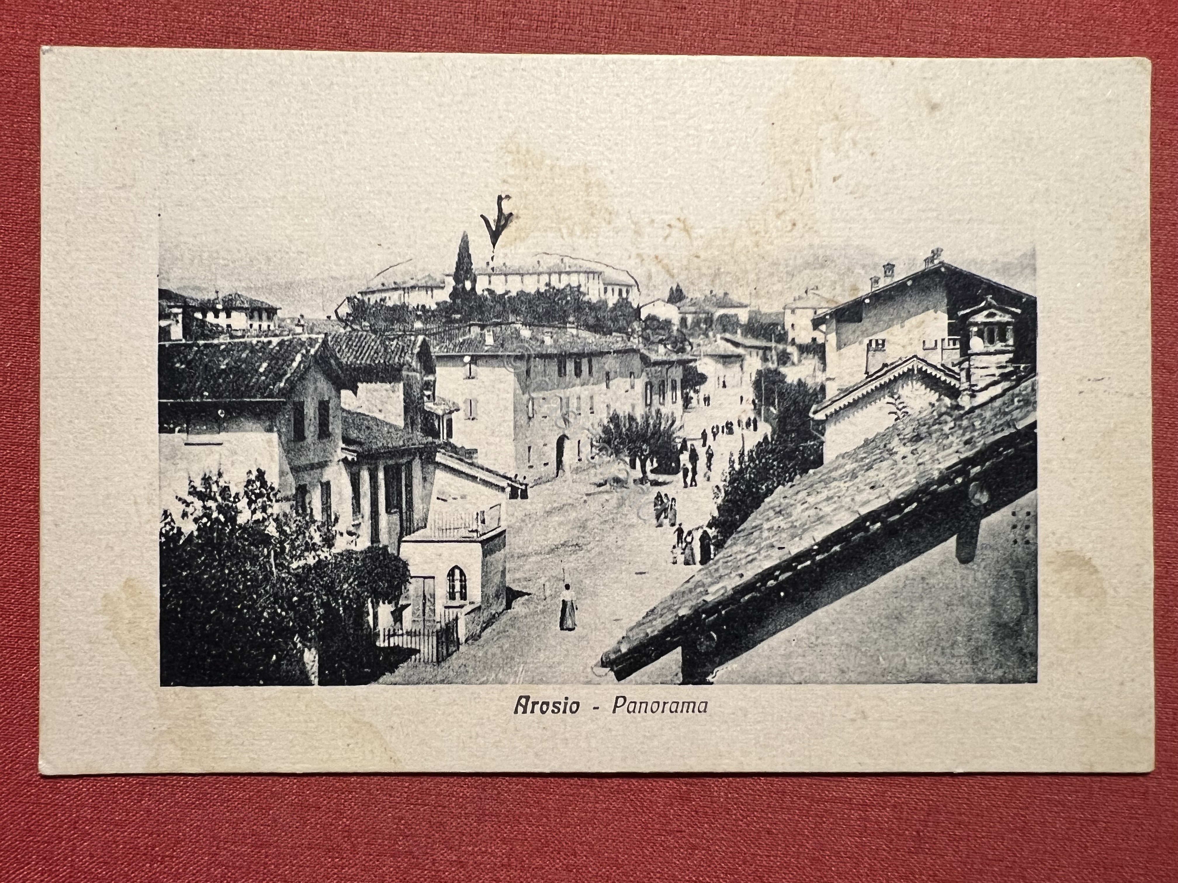 Cartolina - Arosio ( Como ) - Panorama - 1927