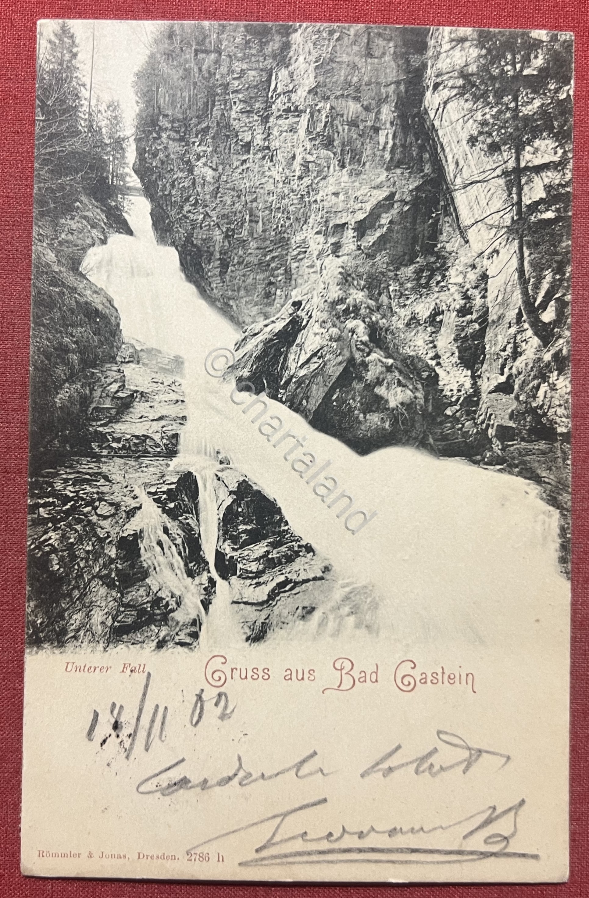 Cartolina - Austria - Gruss aus Bad Gastein - 1902