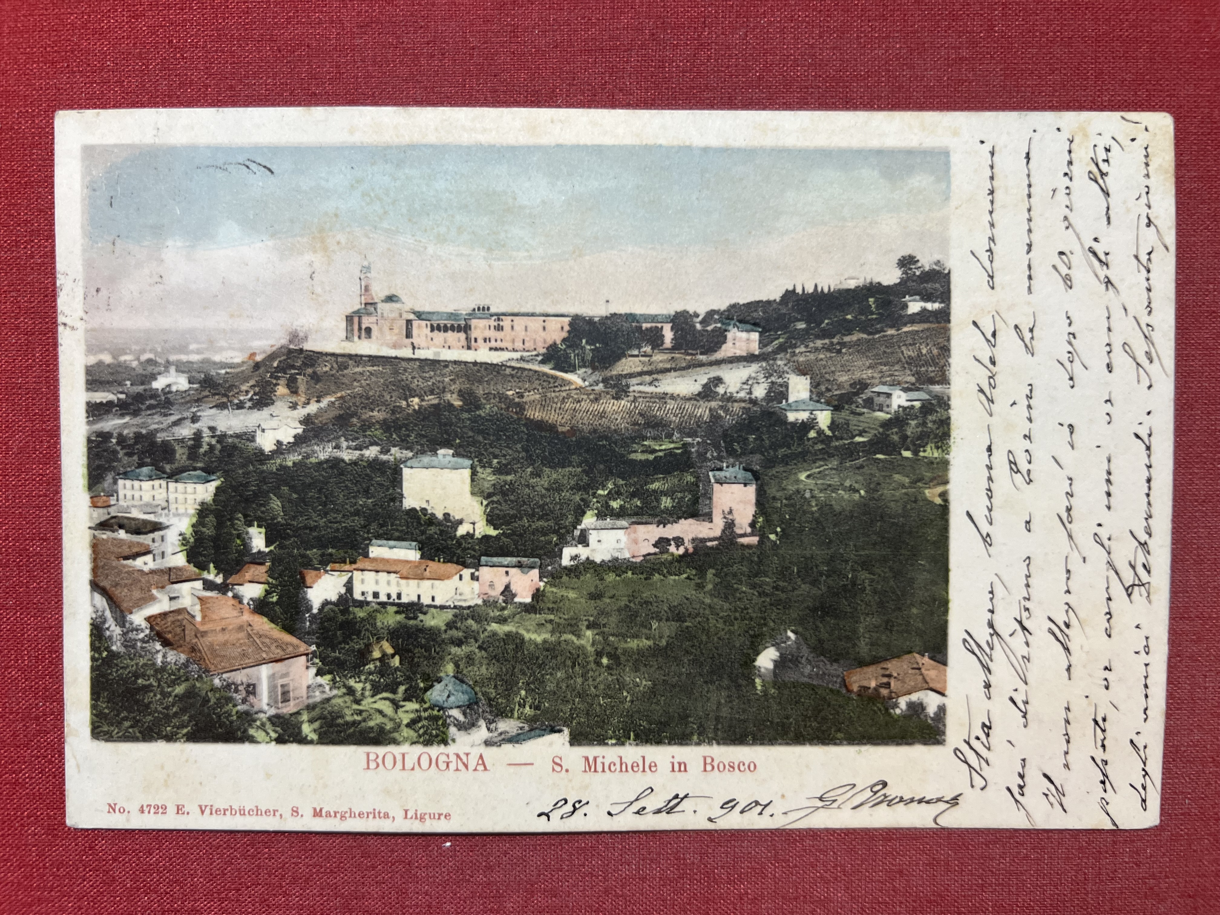 Cartolina - Bologna - S. Michele in Bosco - 1901