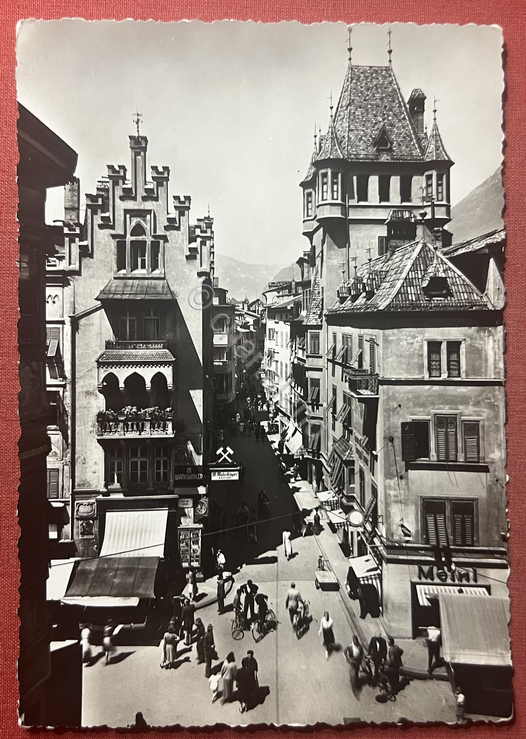 Cartolina - Bolzano - Via Museo - 1950 ca.