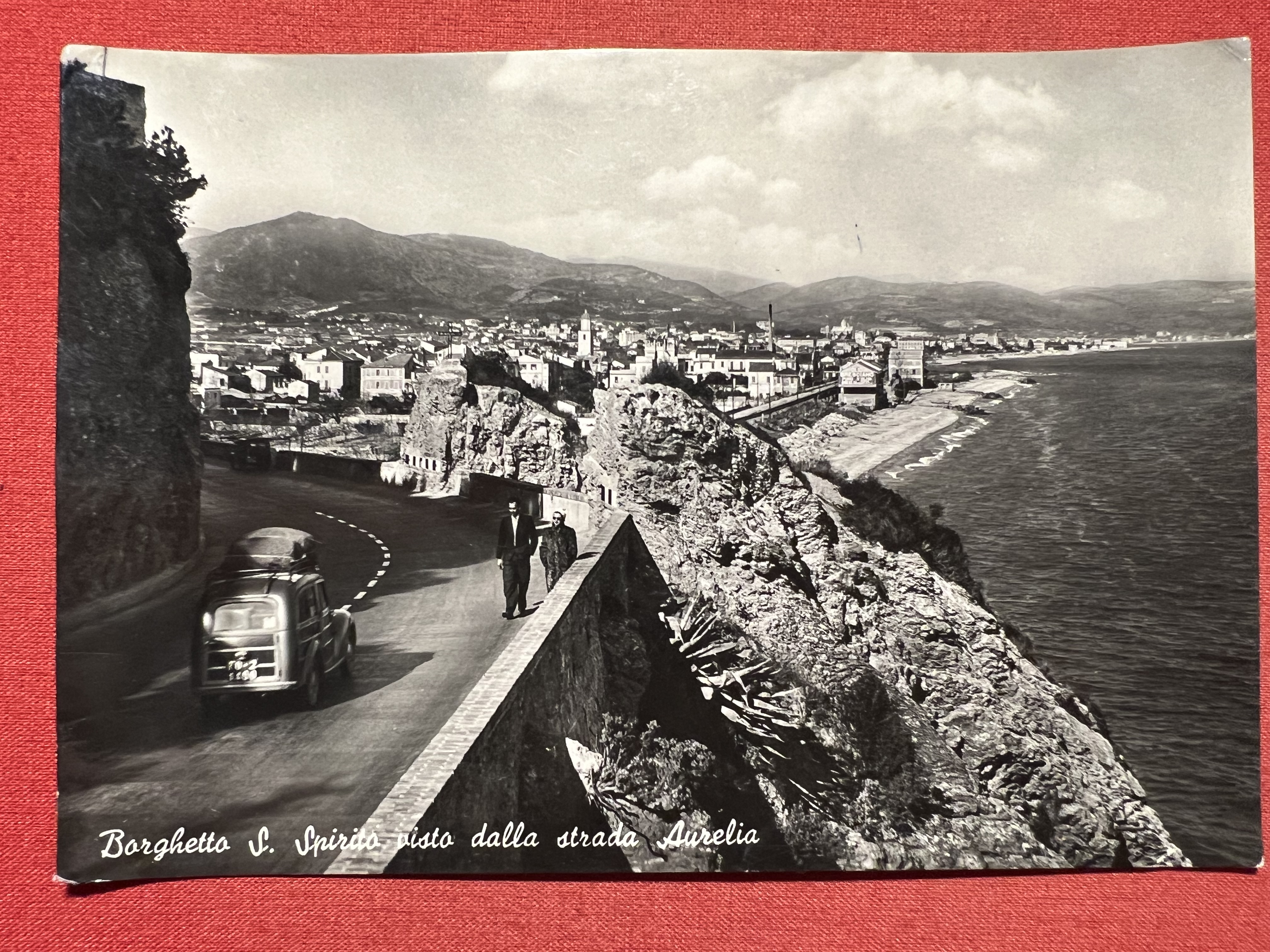 Cartolina - Borghetto S. Spirito visto dalla strada Aurelia - …