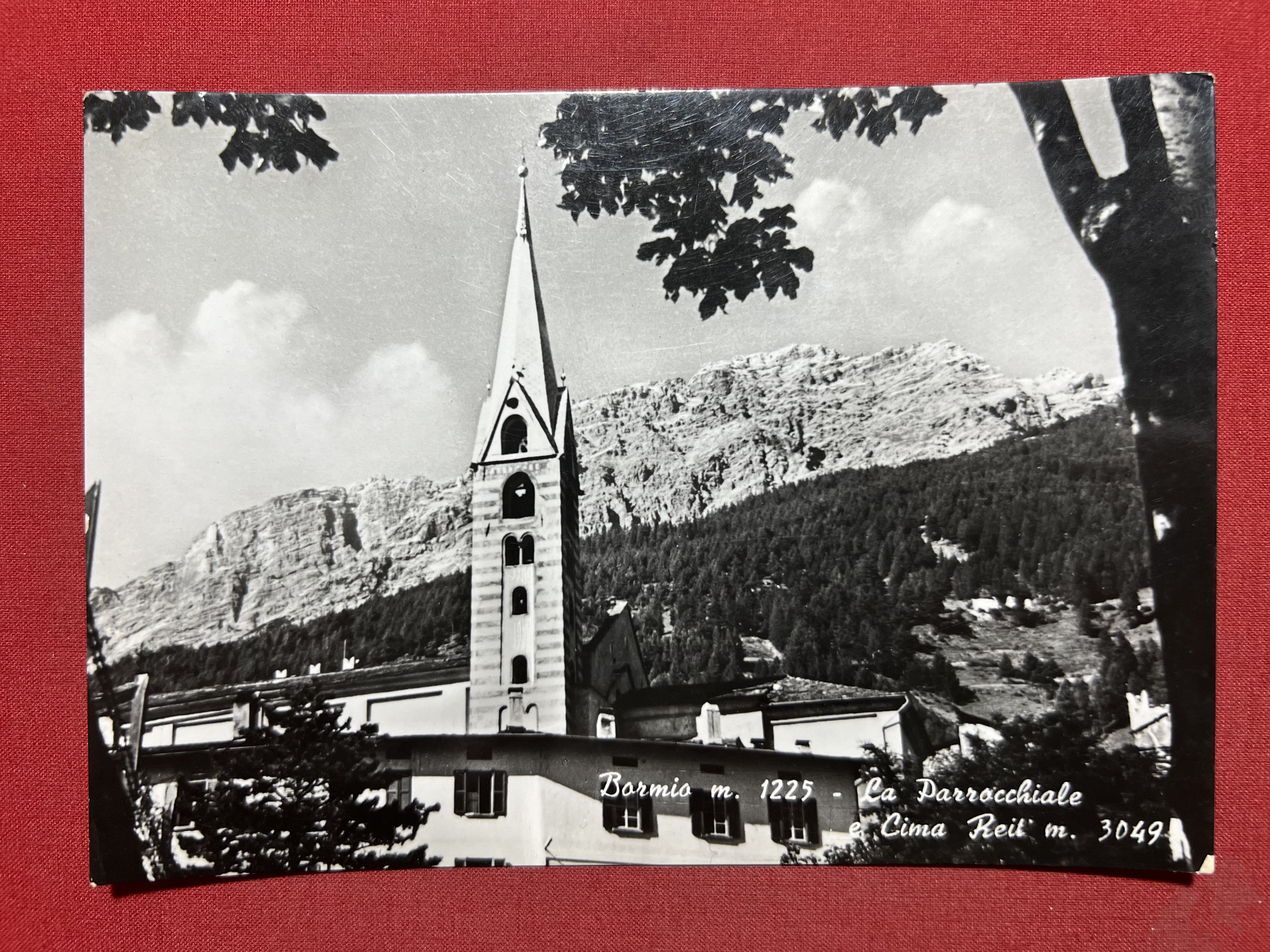 Cartolina - Bormio - La Parrocchiale - Cima Reit - …