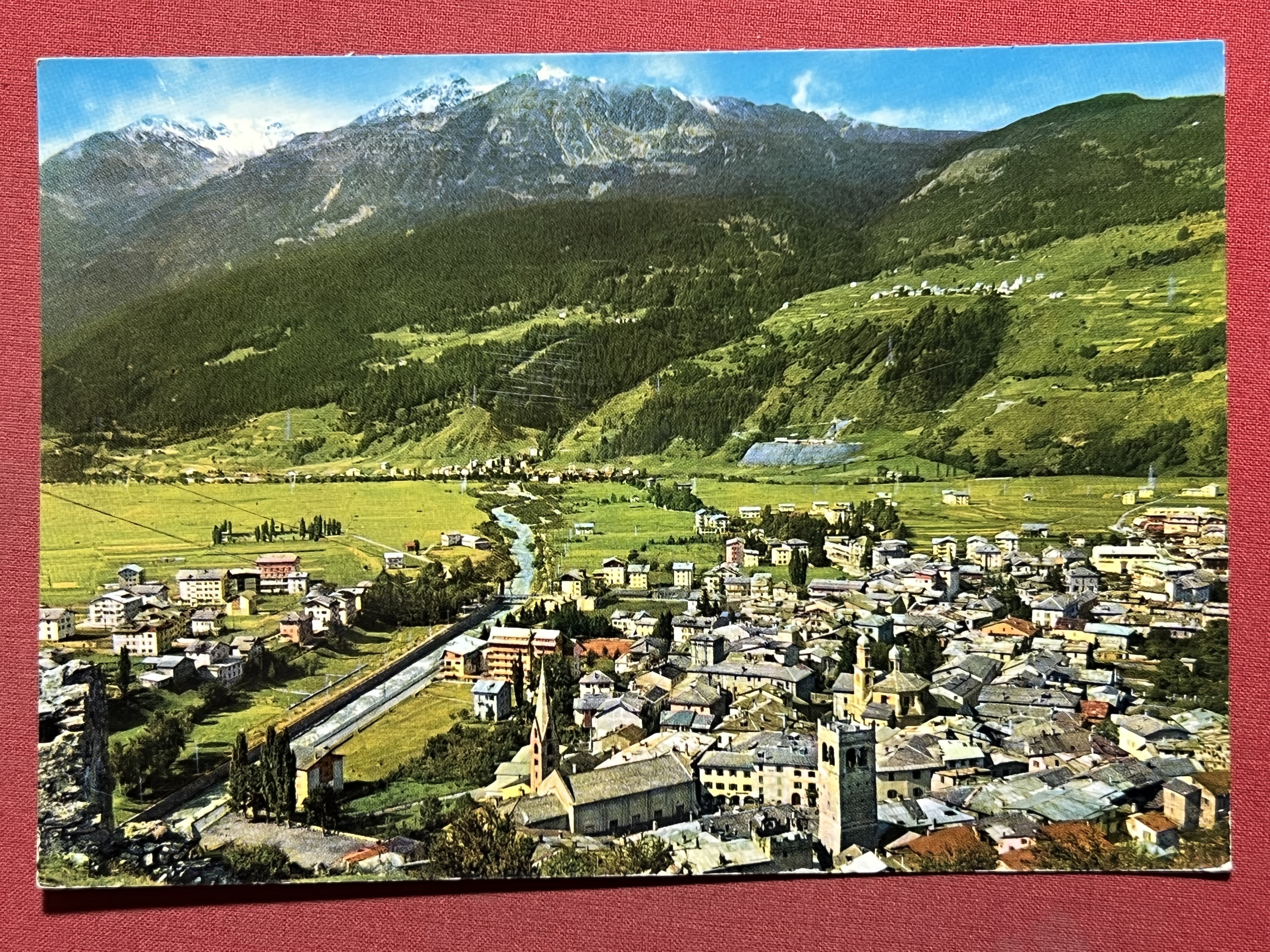 Cartolina - Bormio ( Sondrio ) - Panorama - 1966