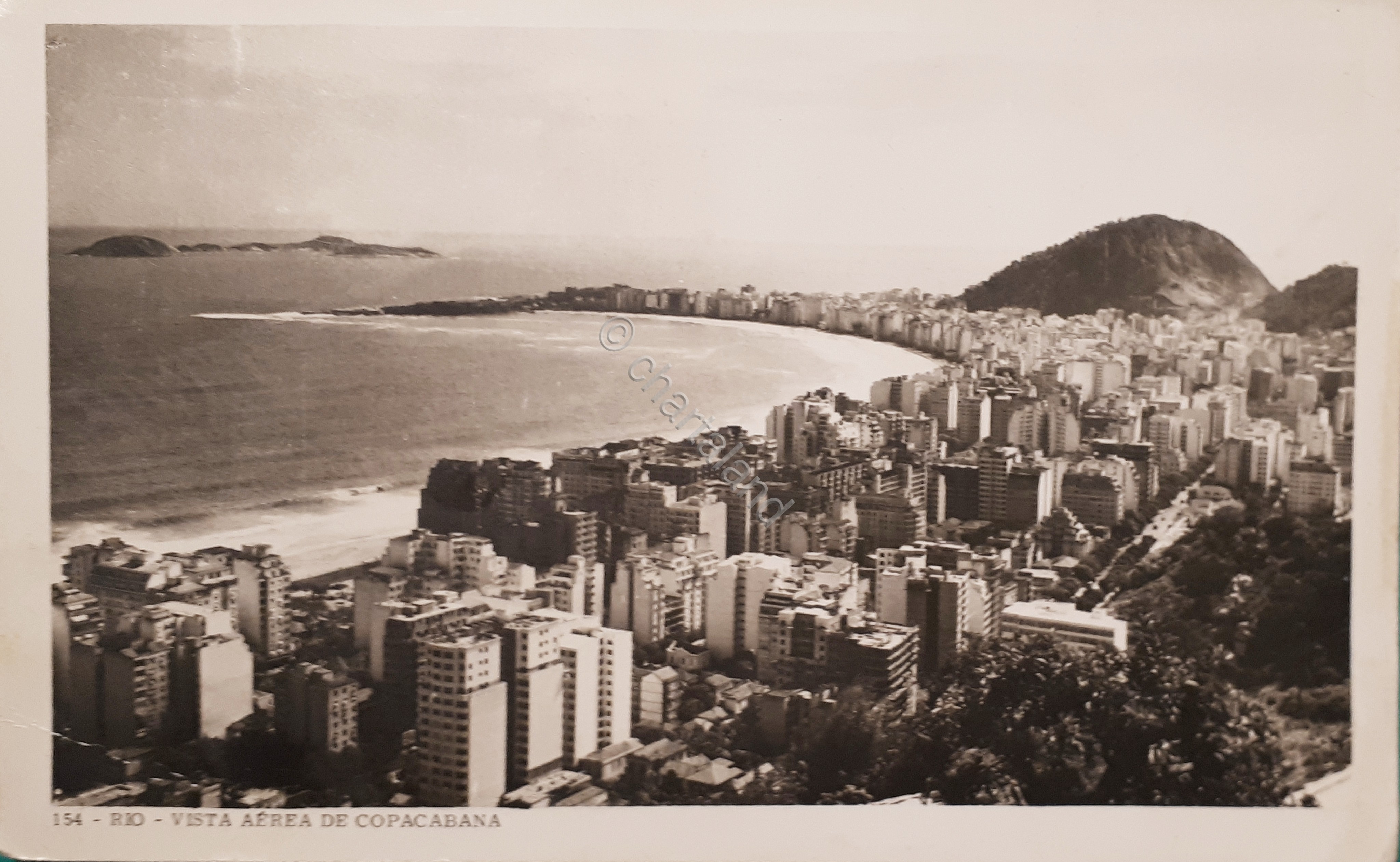 Cartolina - Brasile - Rio De Janeiro - Vista aerea …