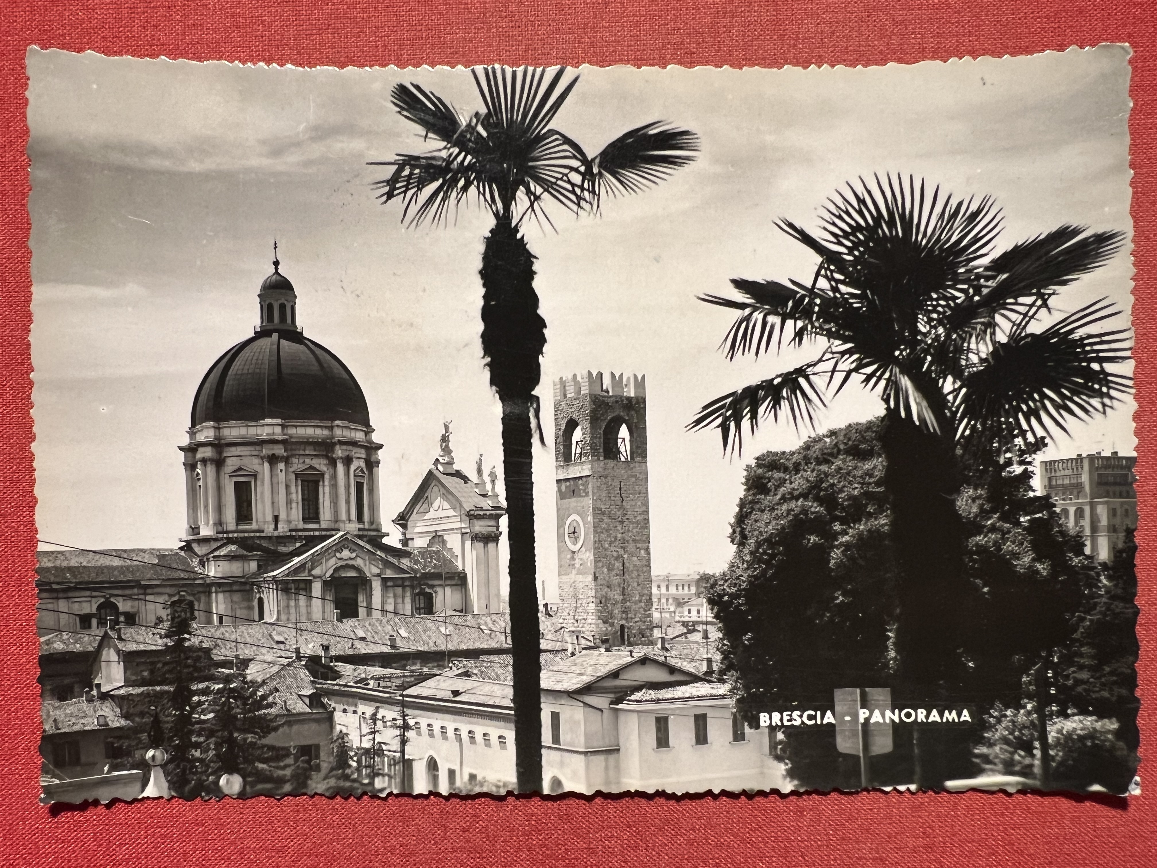 Cartolina - Brescia - Panorama - 1957