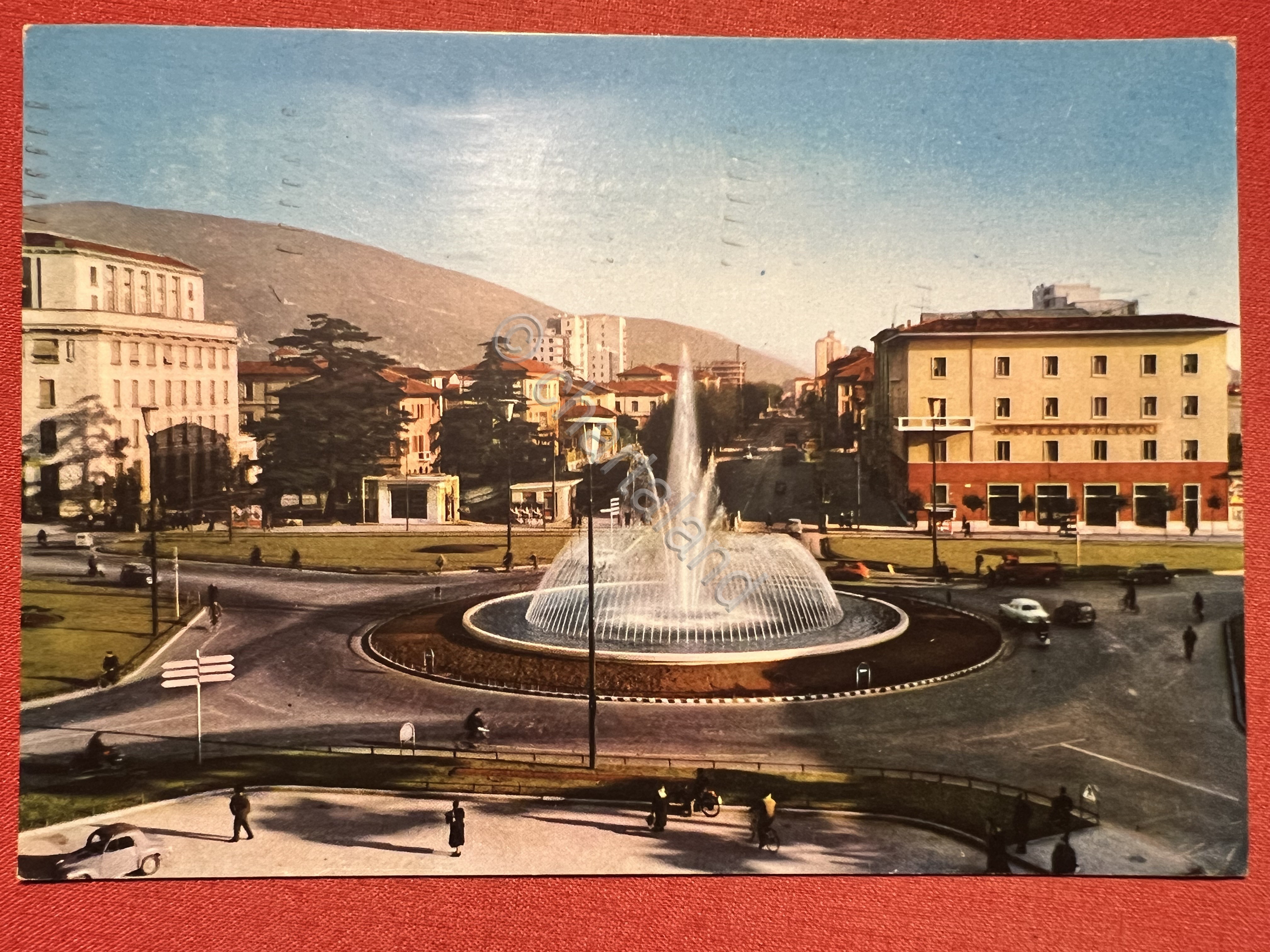 Cartolina - Brescia - Piazzale della Repubblica - 1958