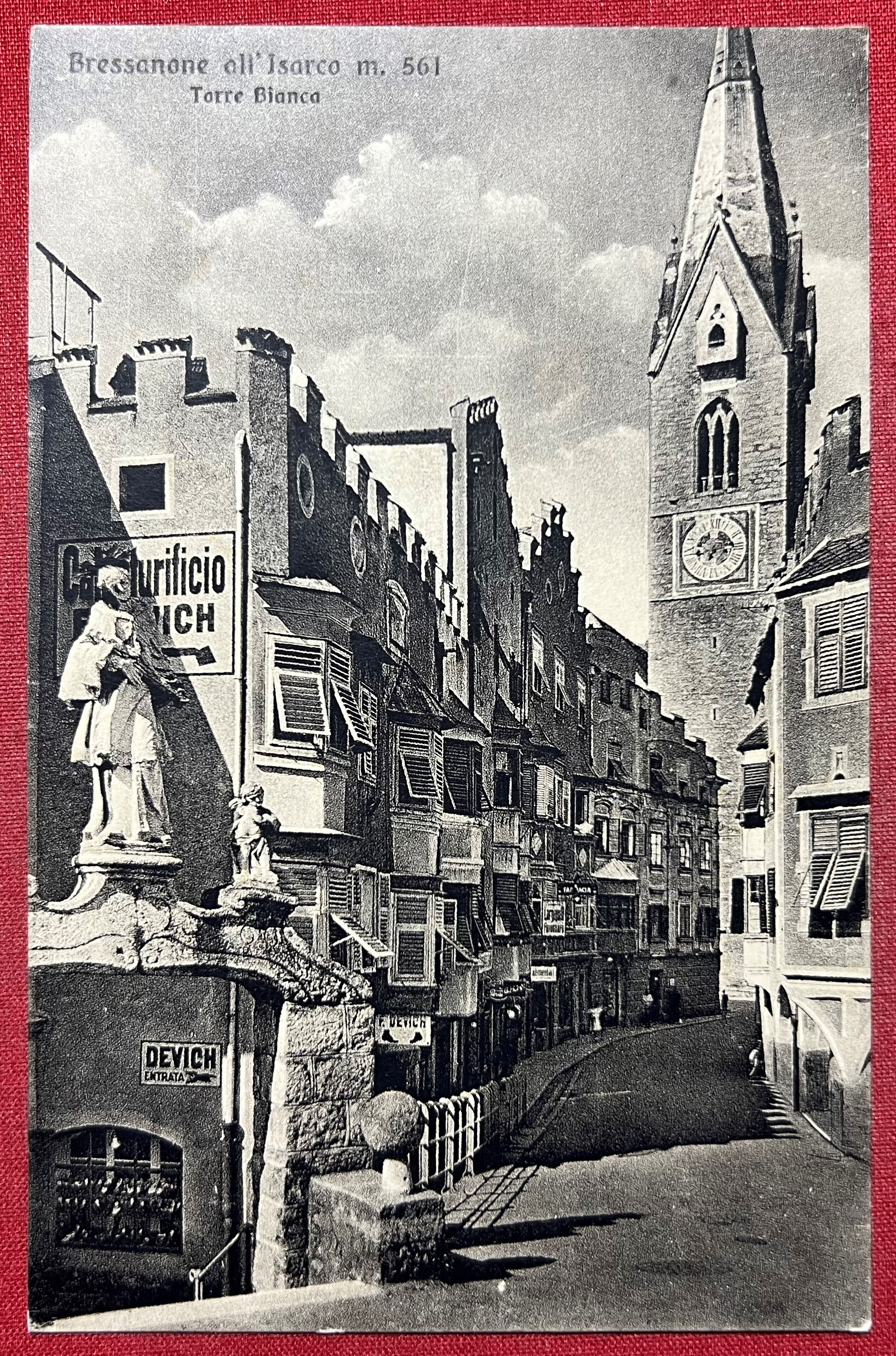 Cartolina - Bressanone all'Isarco ( Bolzano ) - Torre Bianca …