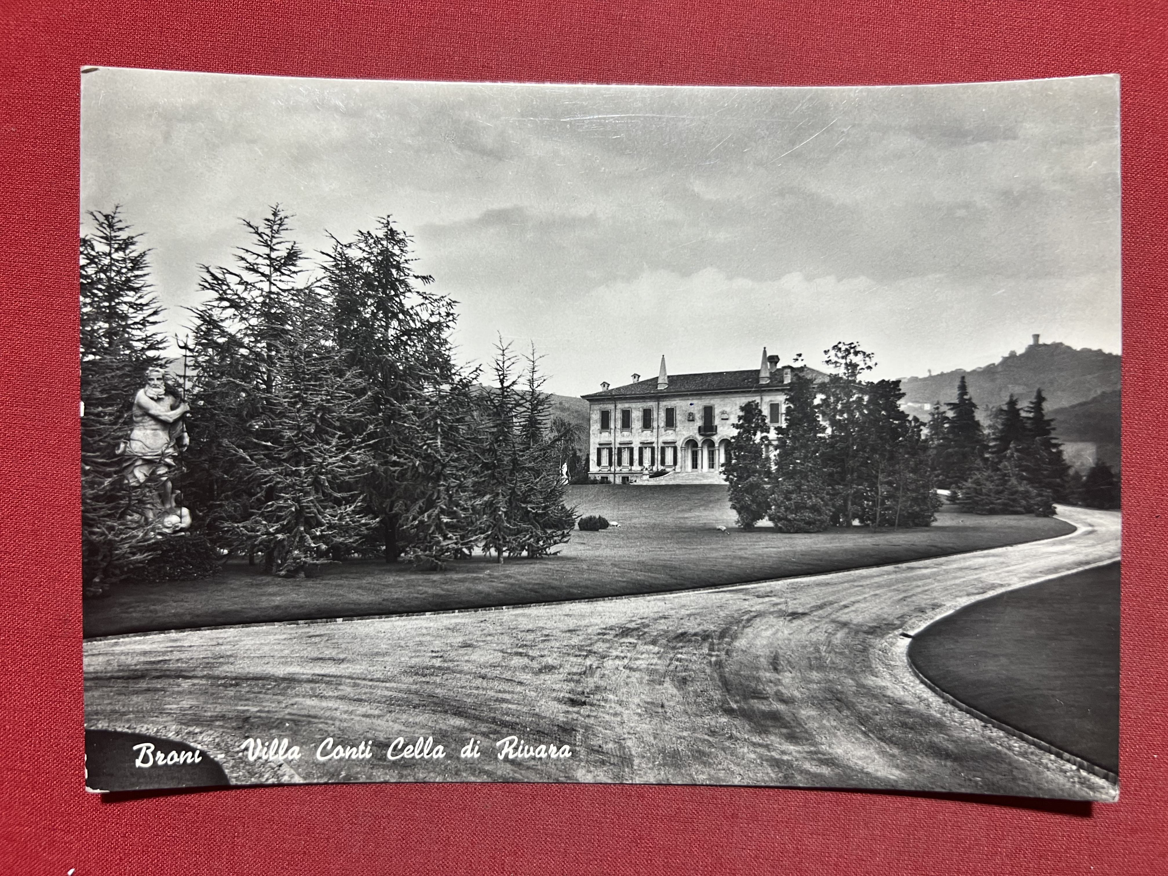 Cartolina - Broni ( Pavia ) - Villa Conti Cella …