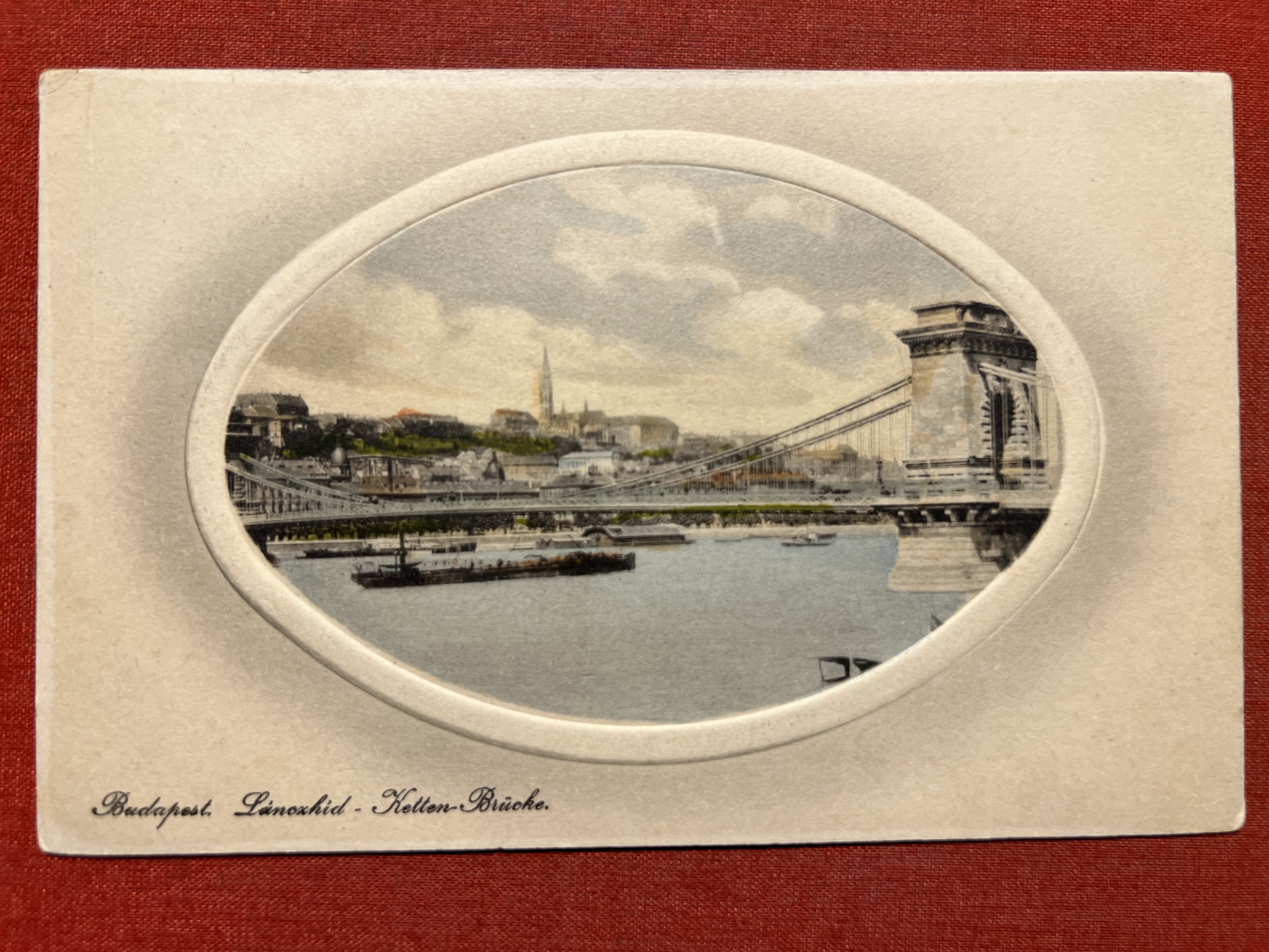 Cartolina - Budapest - Lanchid - Kellen - Brucke - …