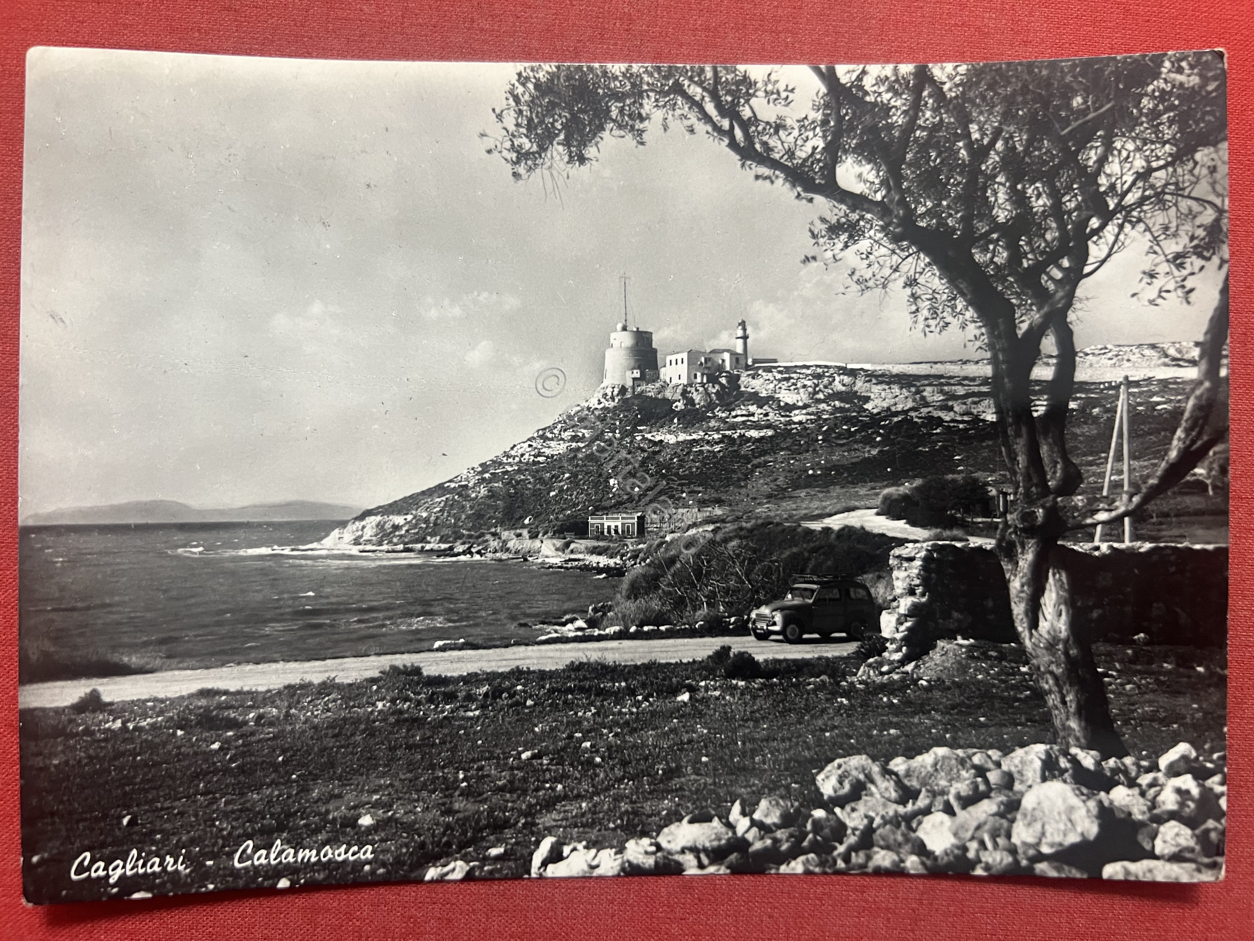 Cartolina - Cagliari - Calamosca - 1959