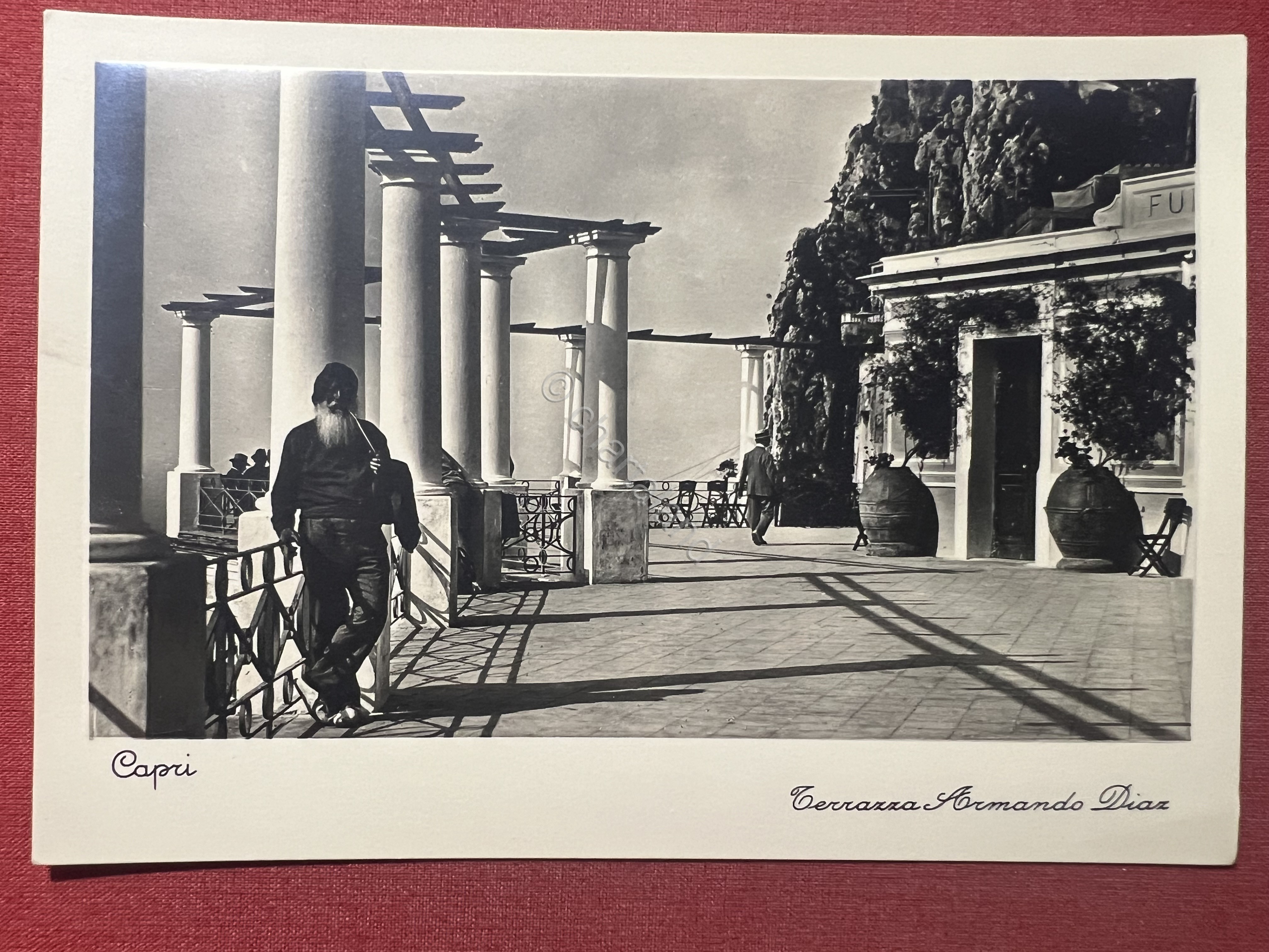 Cartolina - Capri - Terrazza Armando Diaz - 1950 ca.