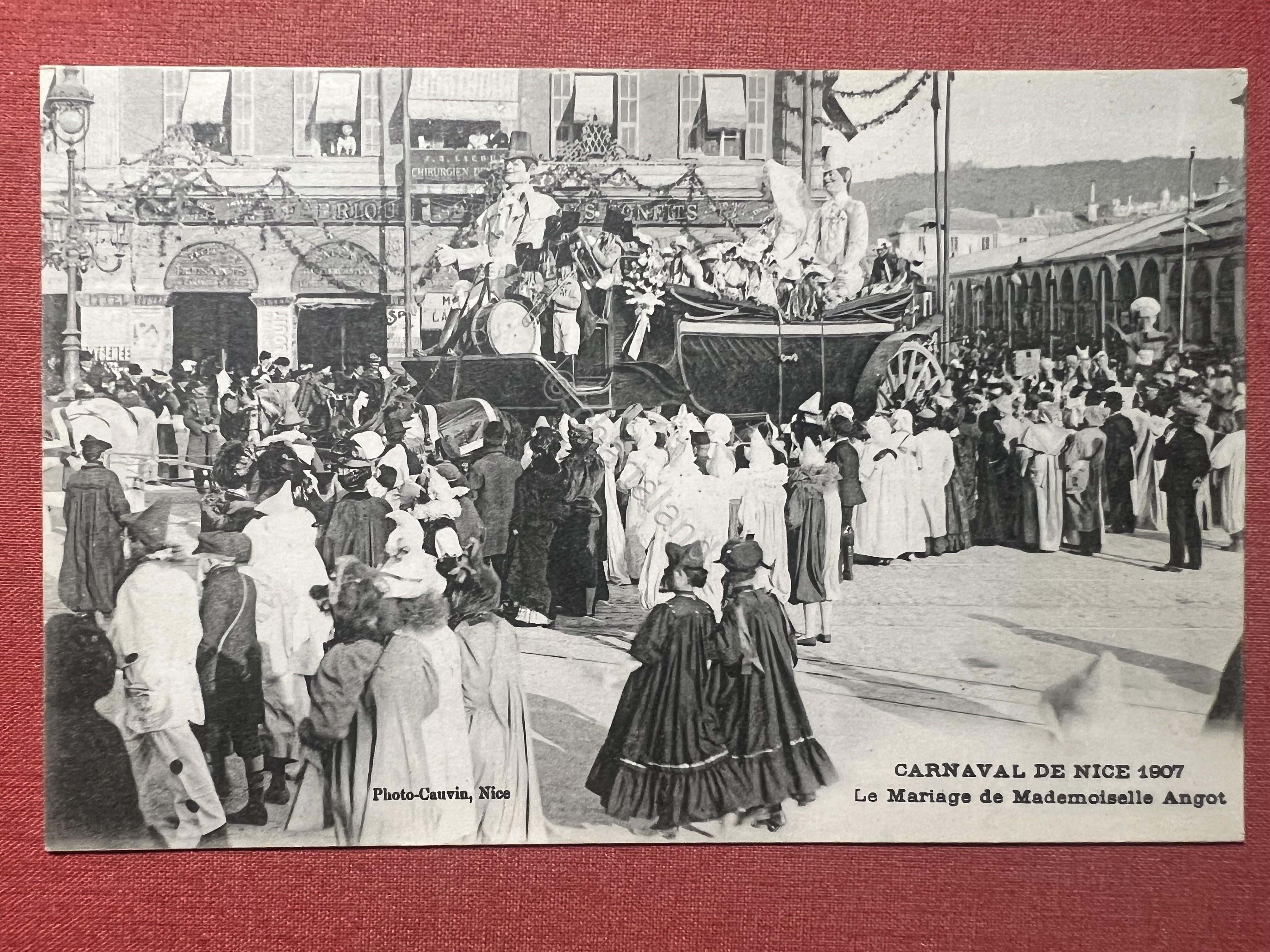 Cartolina - Carnaval de Nice 1907 - La Mariage de …