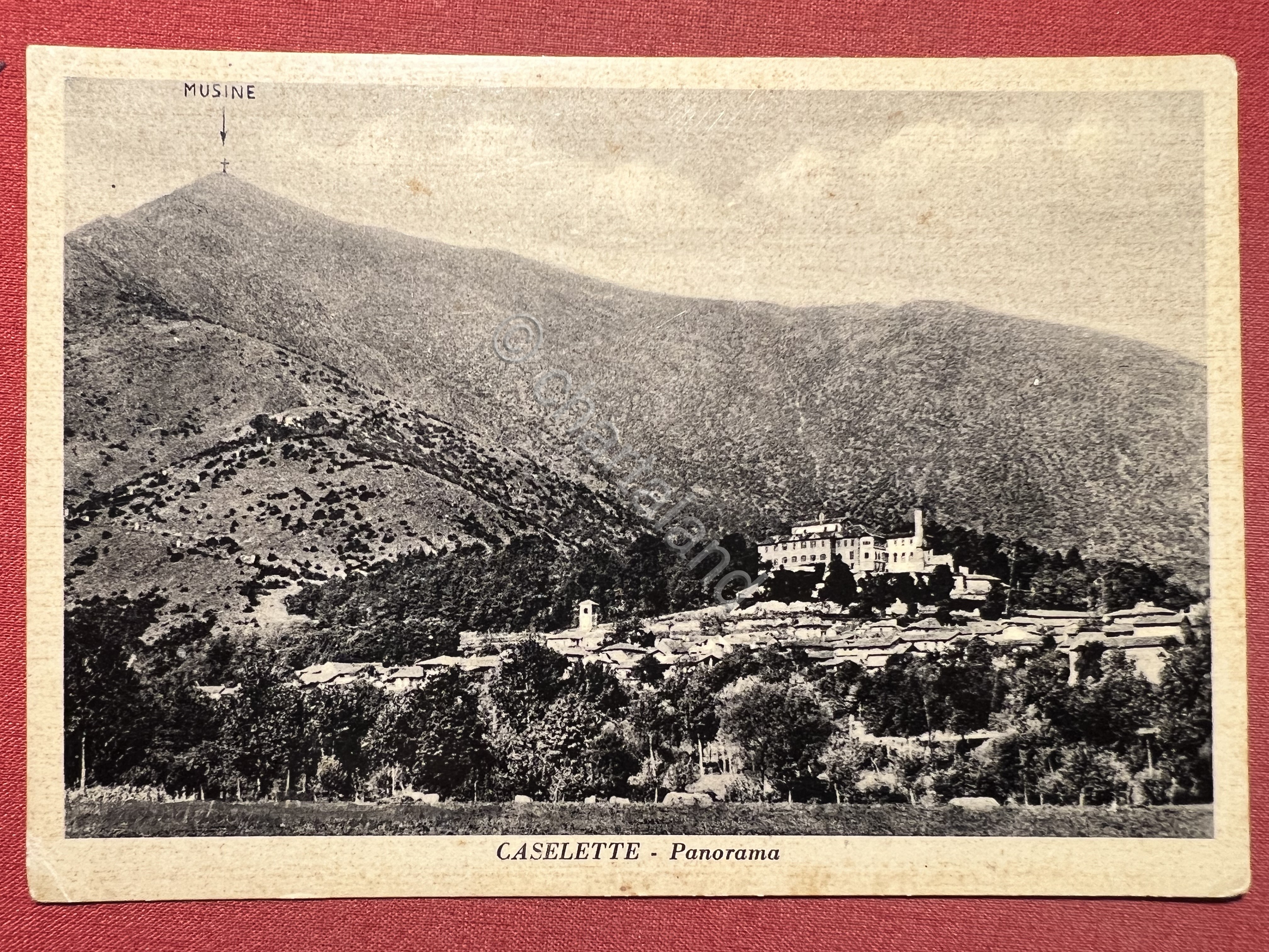 Cartolina - Caselette ( Torino ) - Panorama - 1940 …