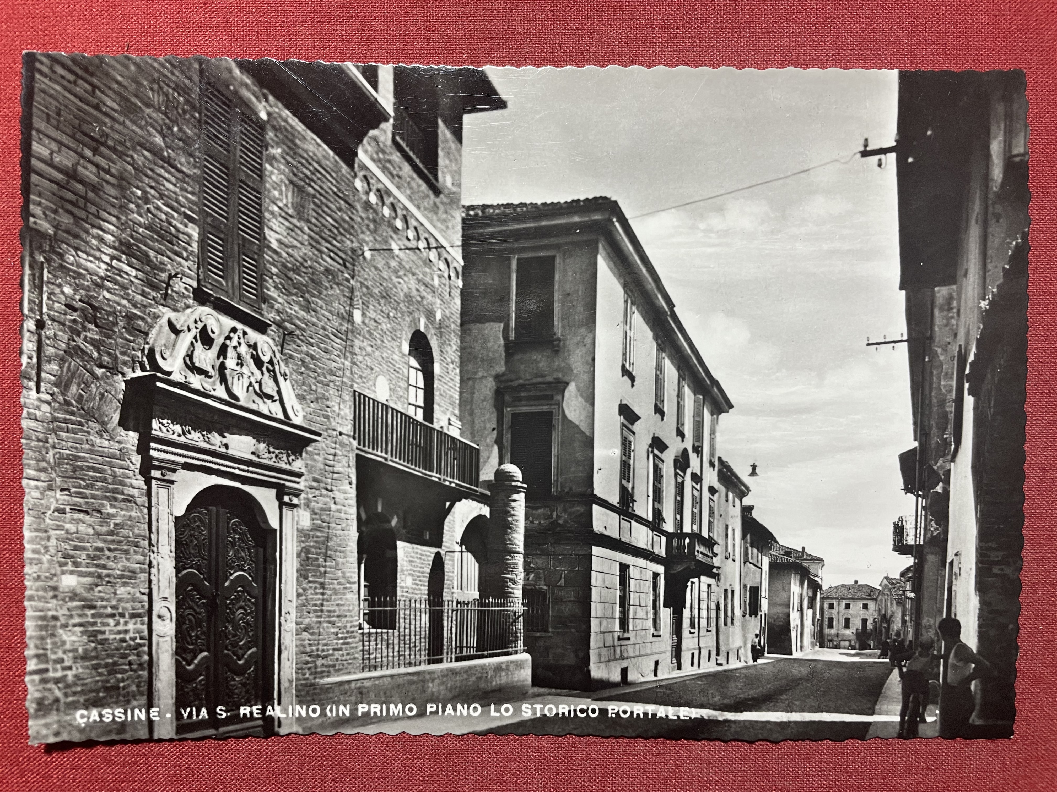 Cartolina - Cassine ( Alessandria ) - Via S. Realino …