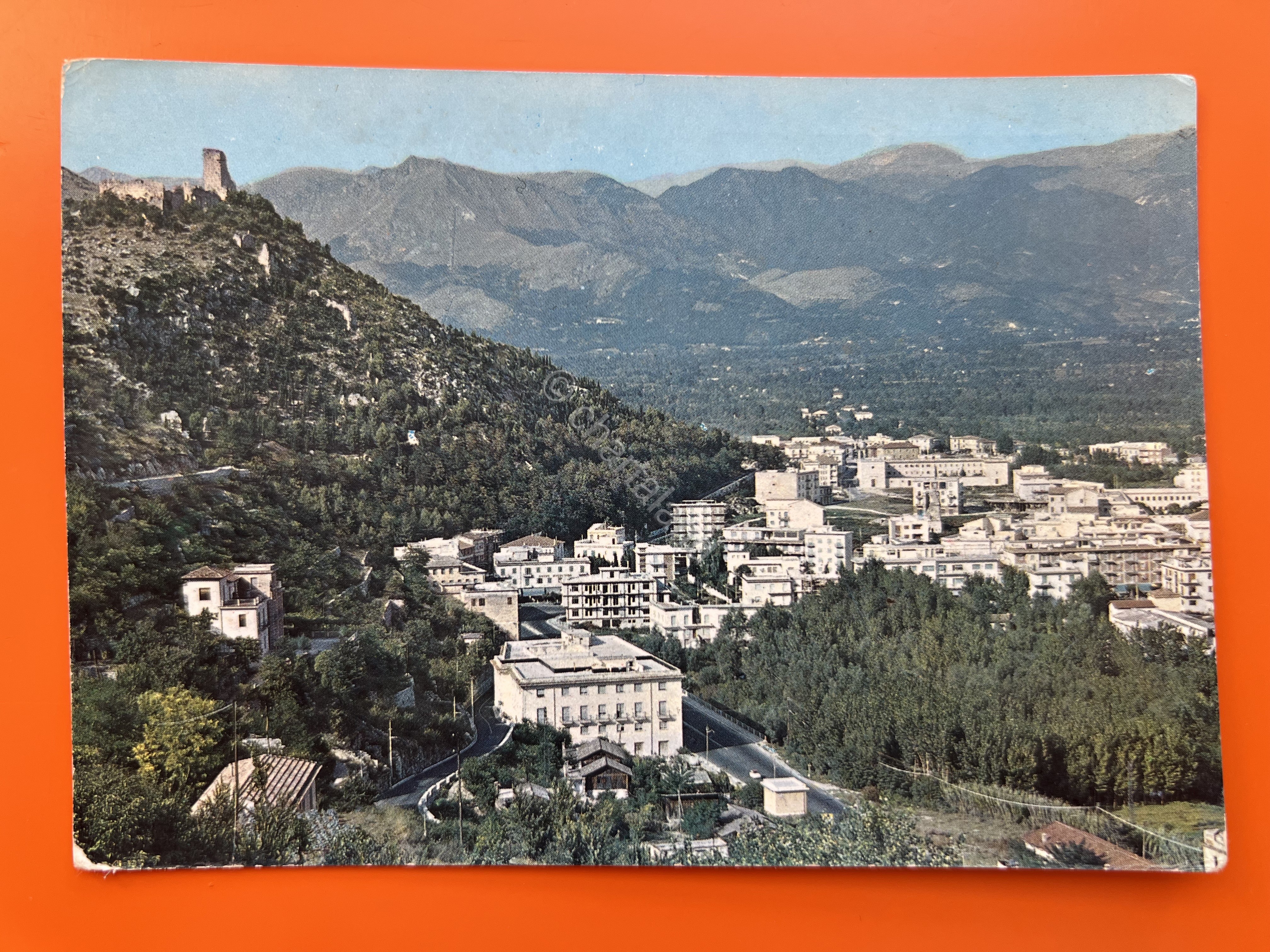 Cartolina - Cassino ( Frosinone ) - Rocca Janula e …
