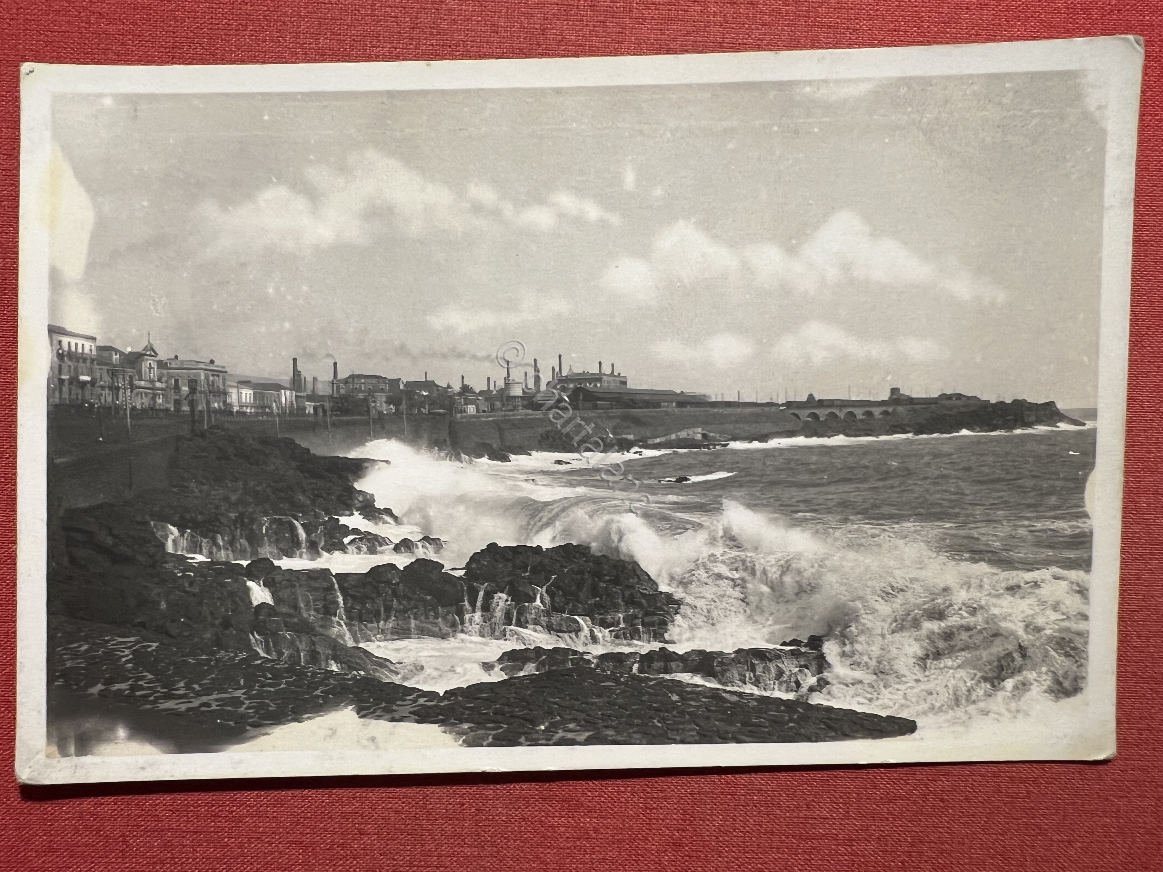 Cartolina - Catania - Quartiere industriale visto dal Porto - …