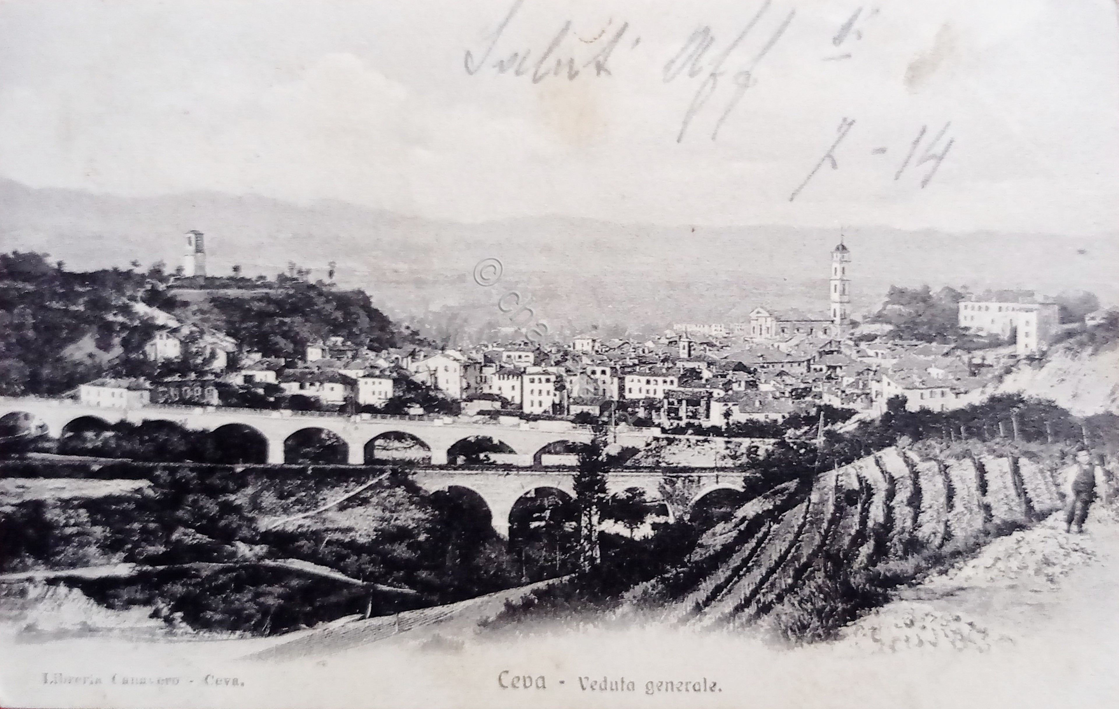 Cartolina - Ceva ( Cuneo ) - Veduta Generale - …