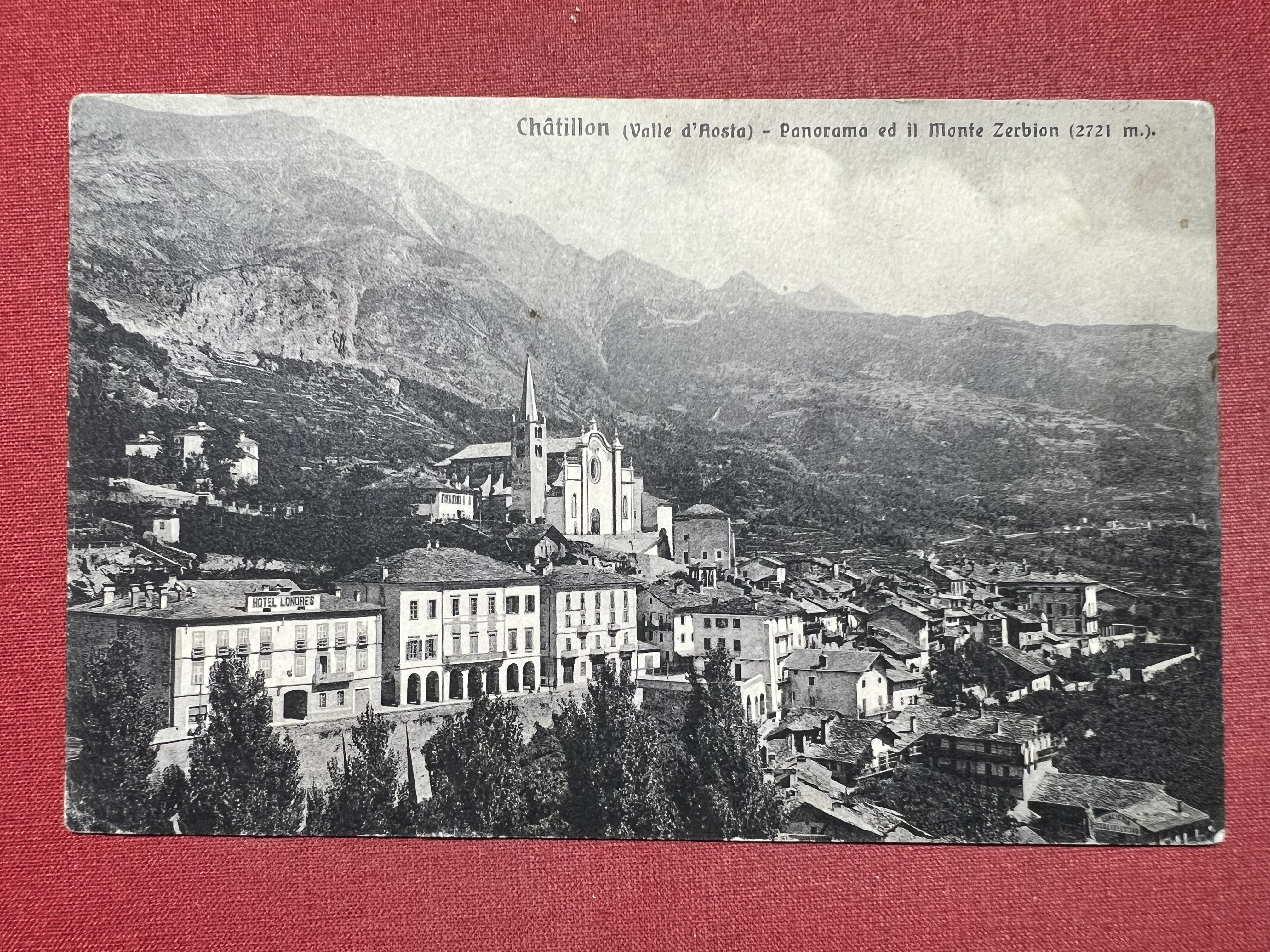 Cartolina - Chatillon ( Valle d'Aosta ) - Panorama ed …
