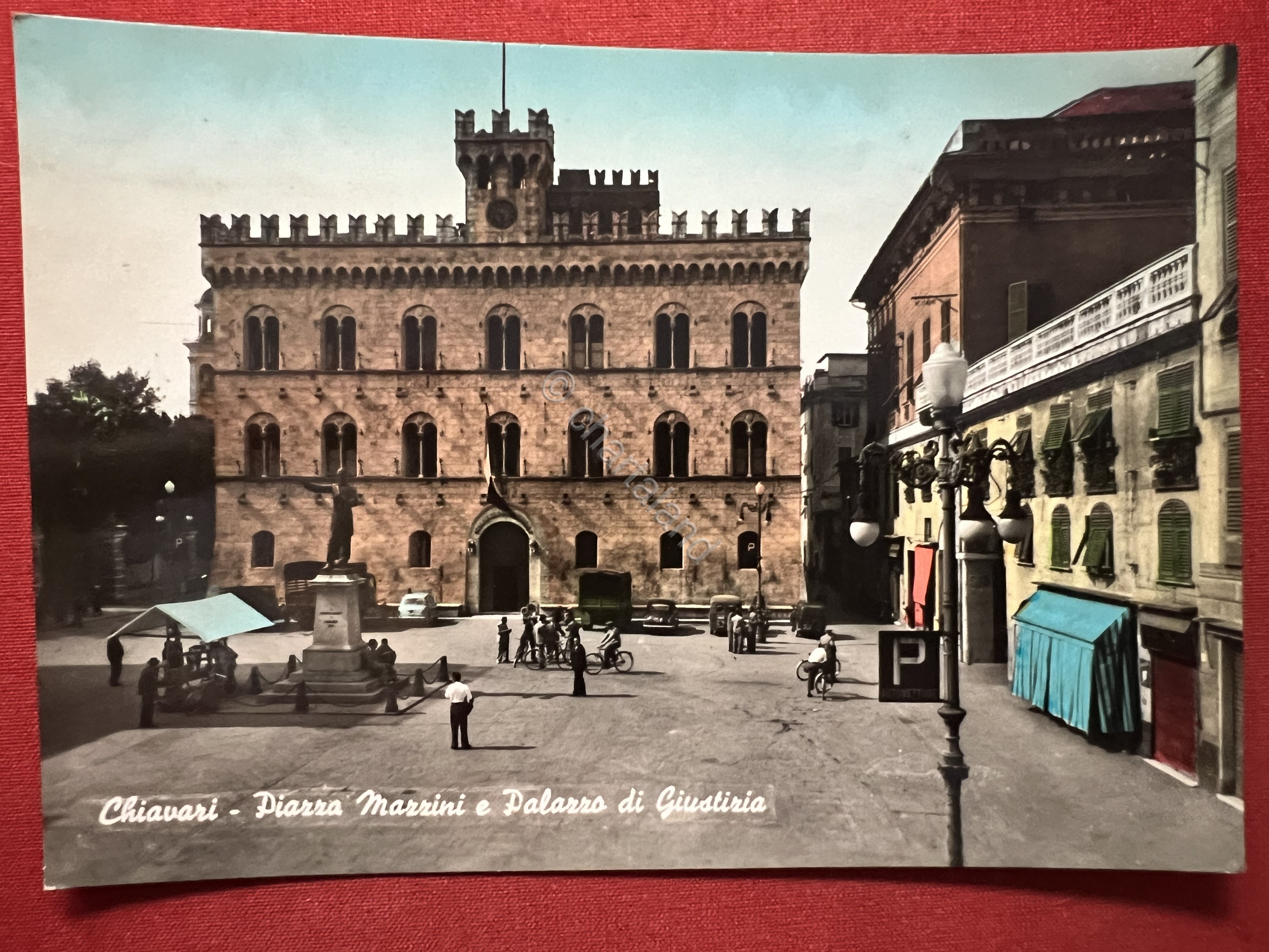 Cartolina - Chiavari ( Genova ) - Piazza Mazzini e …