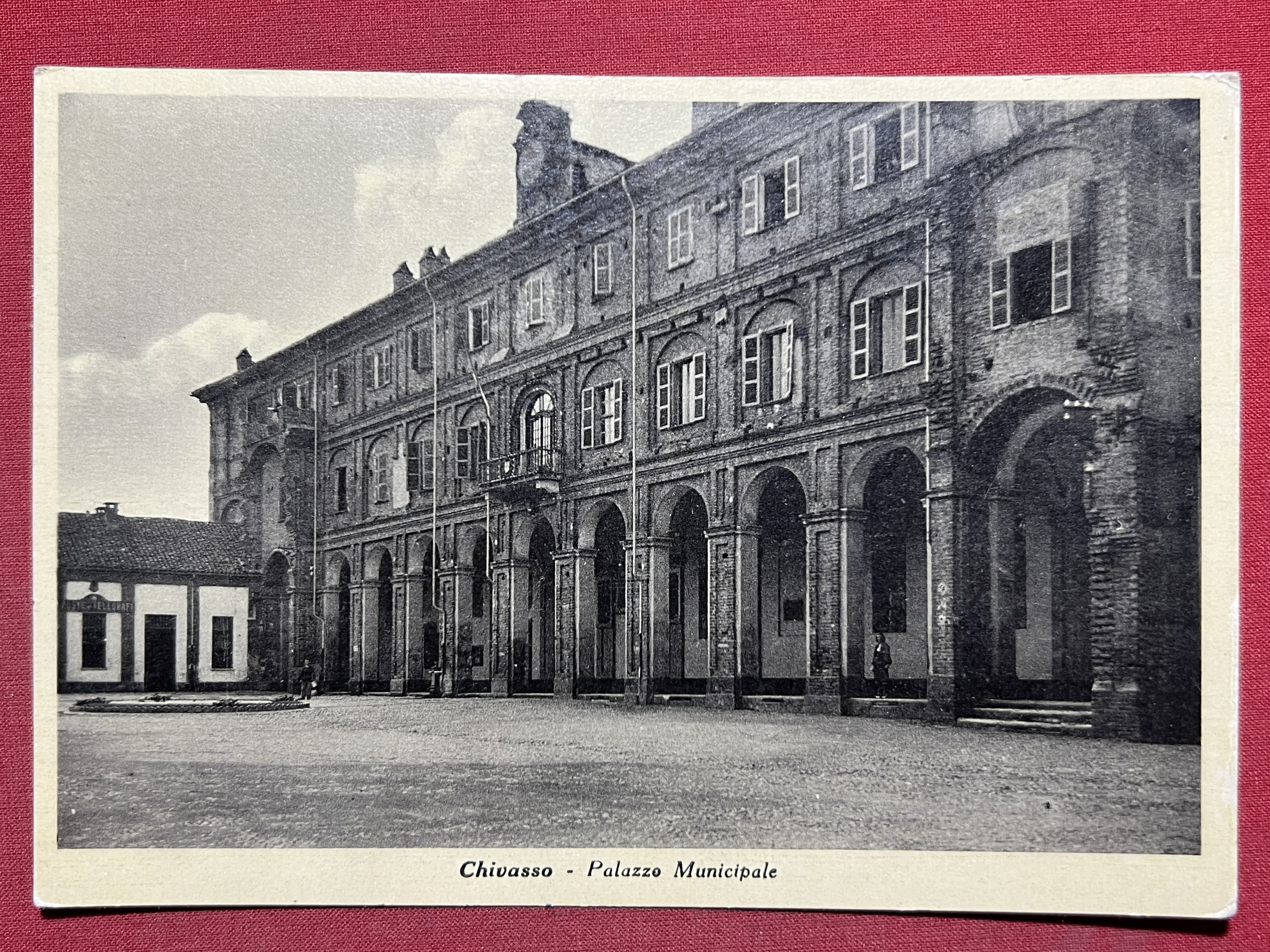 Cartolina - Chivasso ( Torino ) - Palazzo Municipale - …