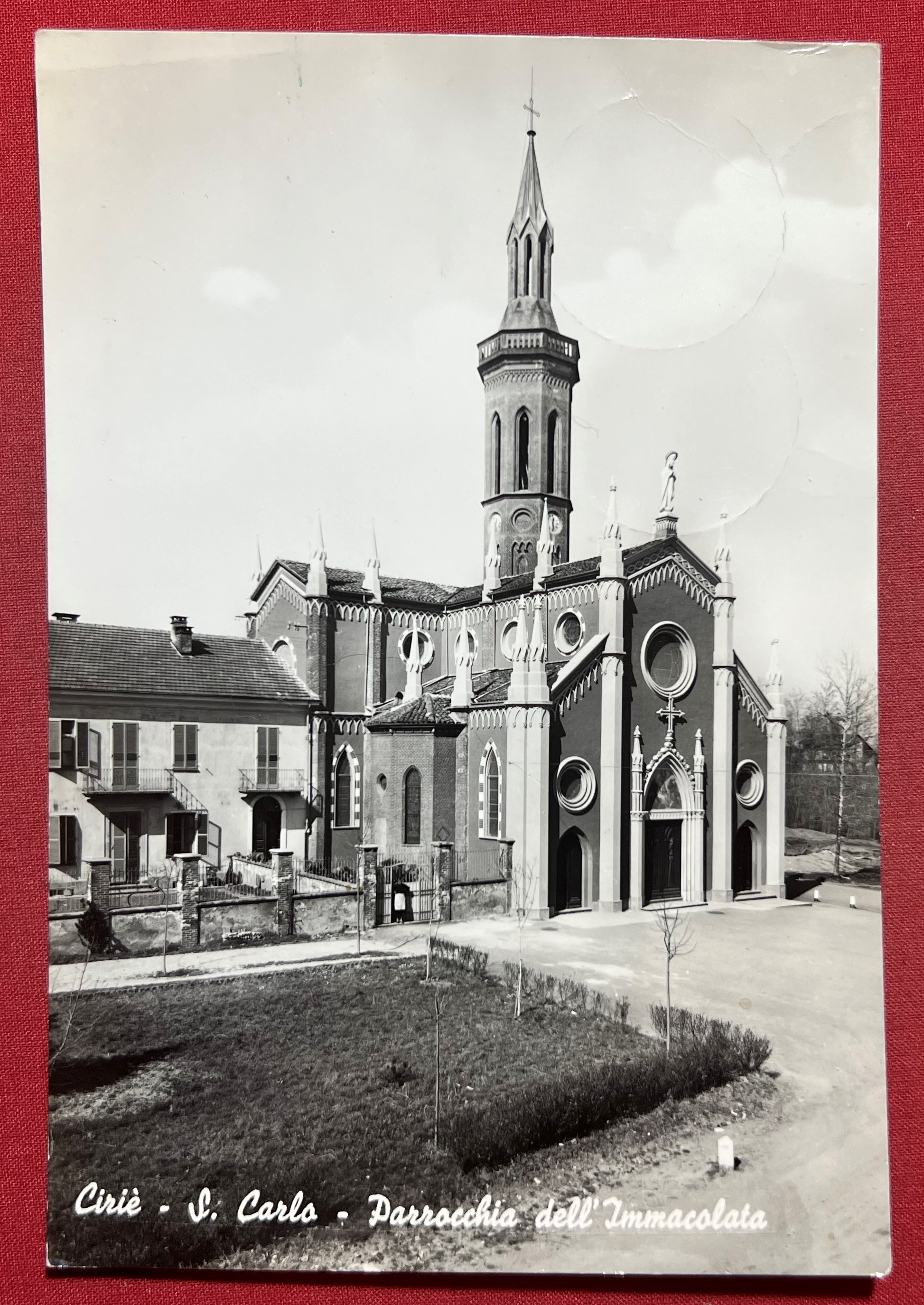 Cartolina - Ciriè - S. Carlo - Parrocchia dell'Immacolata - …