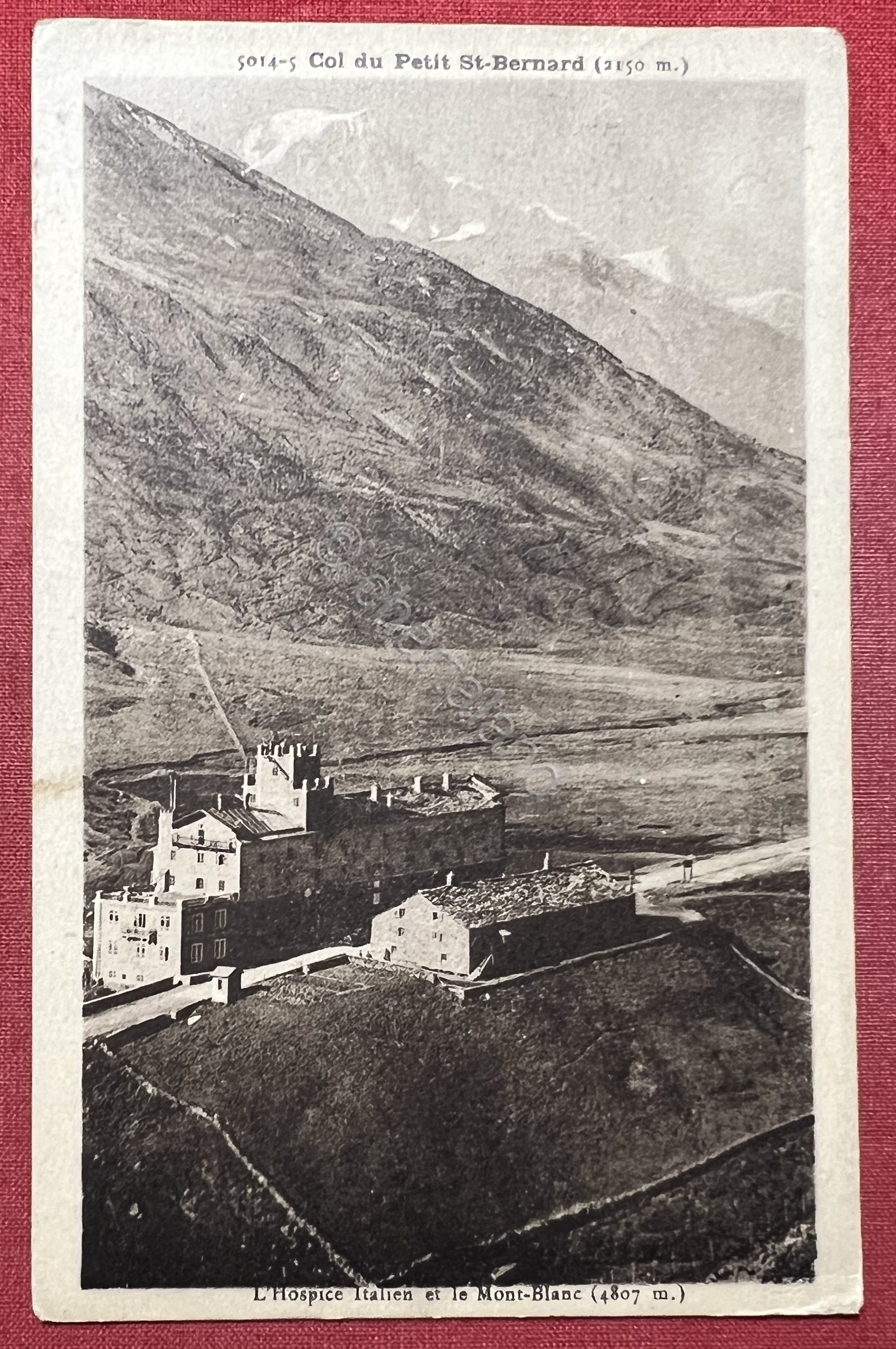 Cartolina - Col du Petit Saint-Bernard - L'Hospice Italien et …