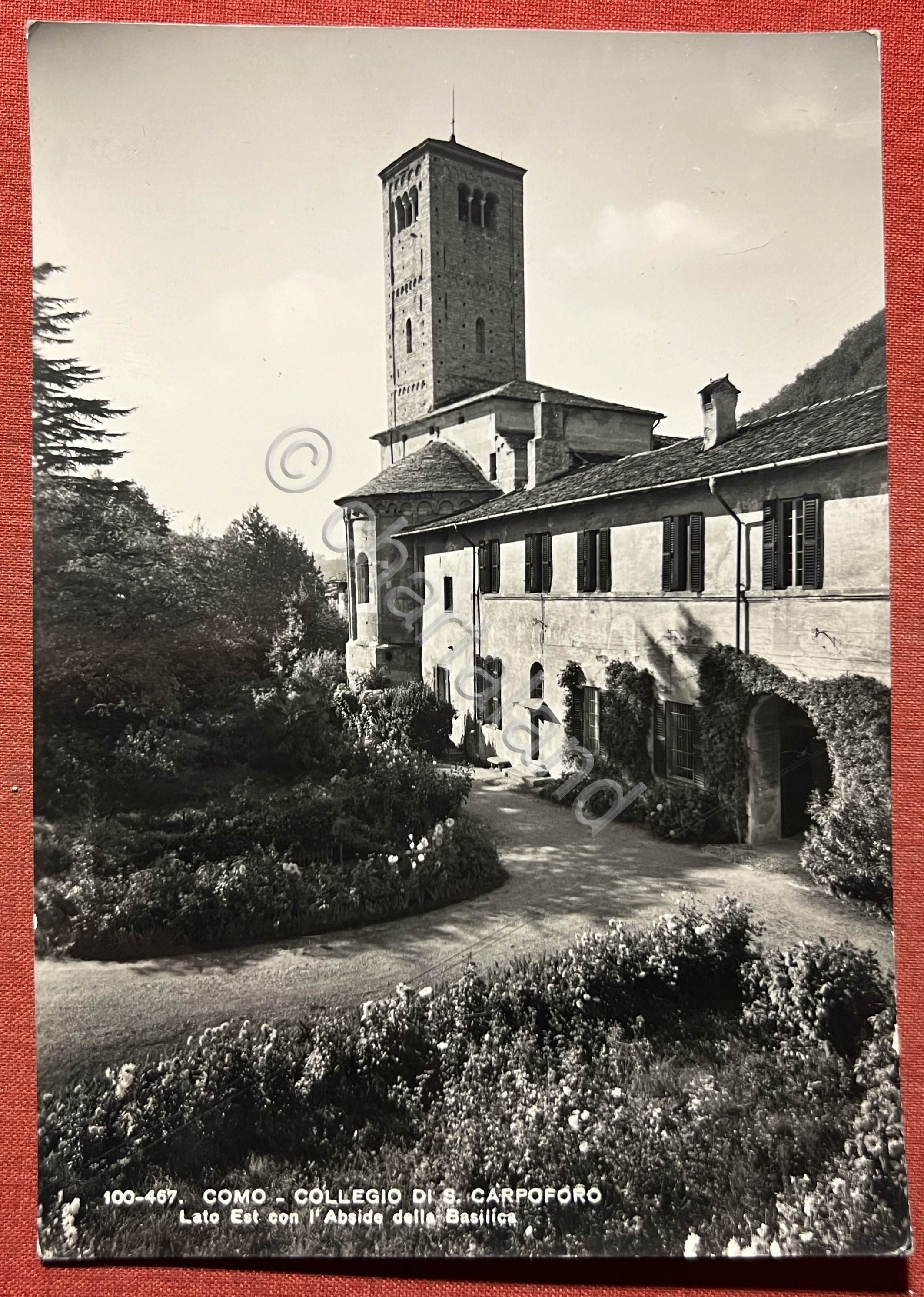 Cartolina - Como - Collegio di S. Carpoforo - Lato …
