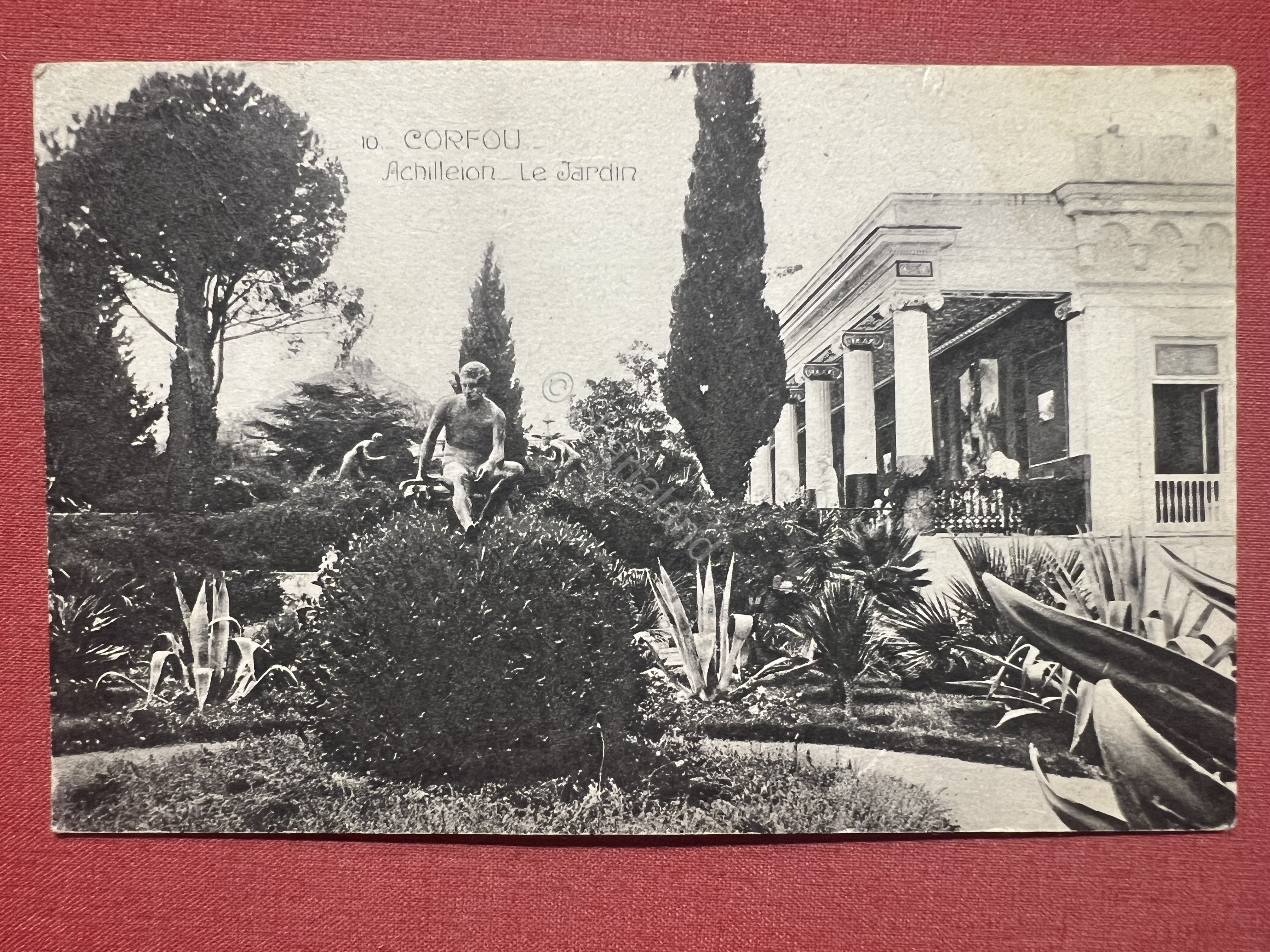 Cartolina - Corfù - Achilleion - Le Jardin - 1910 …
