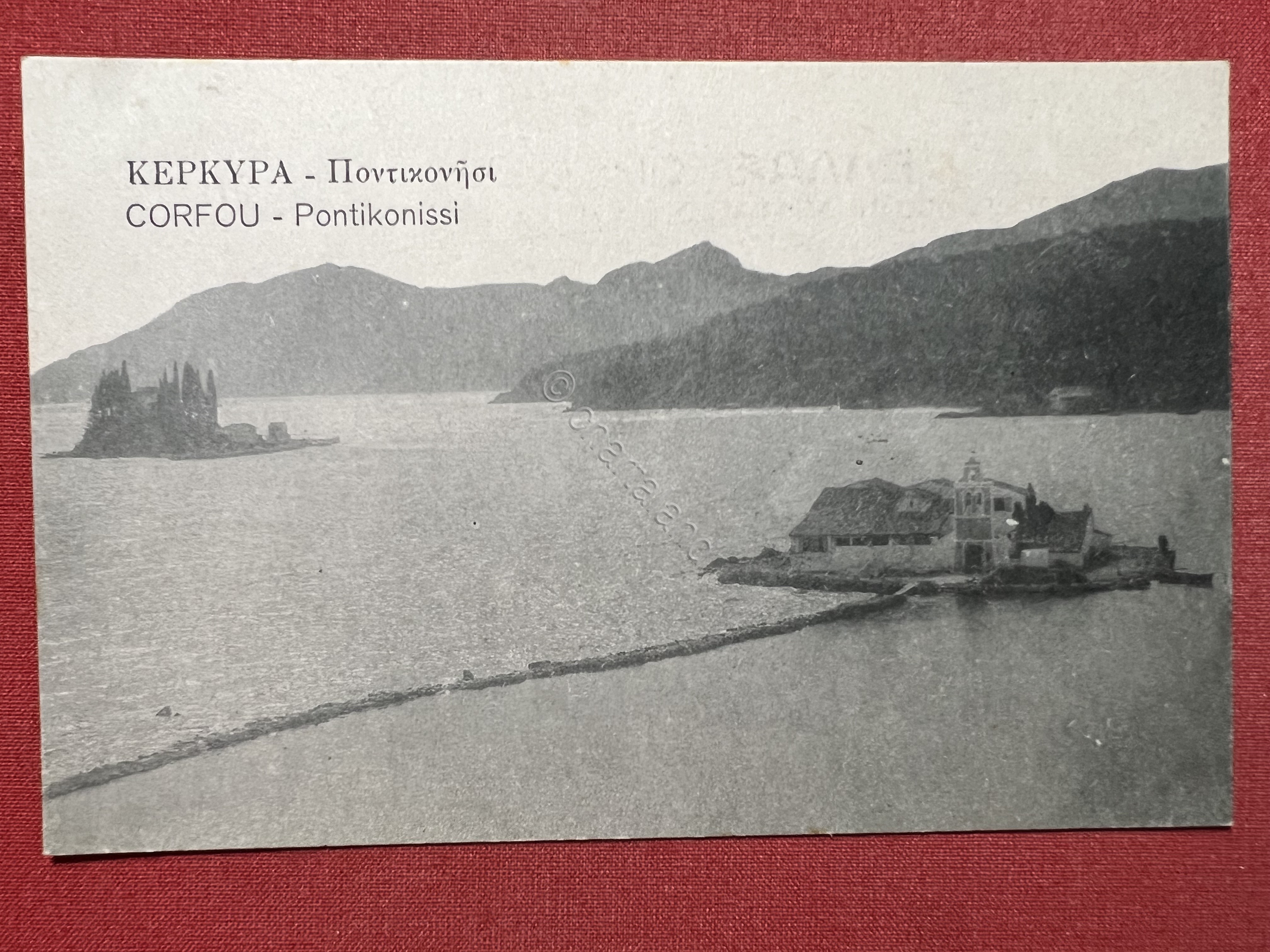 Cartolina - Corfu - Pontikonissi - 1910 ca.
