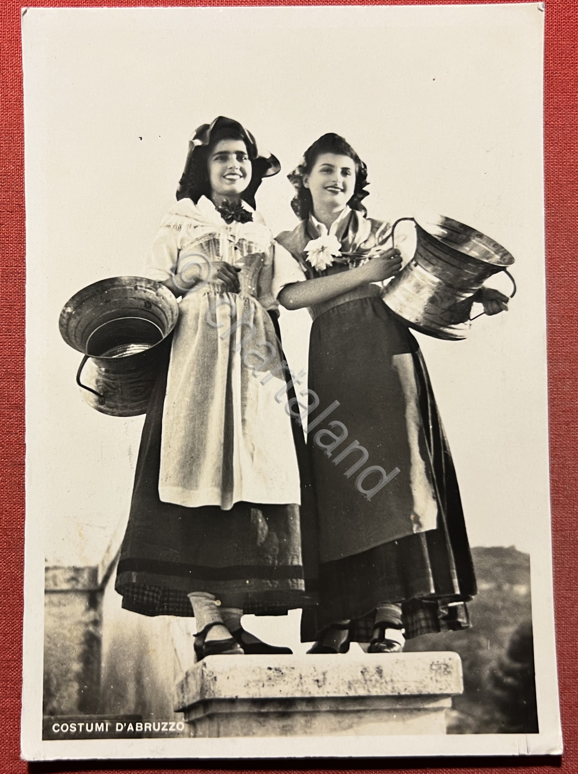 Cartolina - Costumi d'Abruzzo - 1942